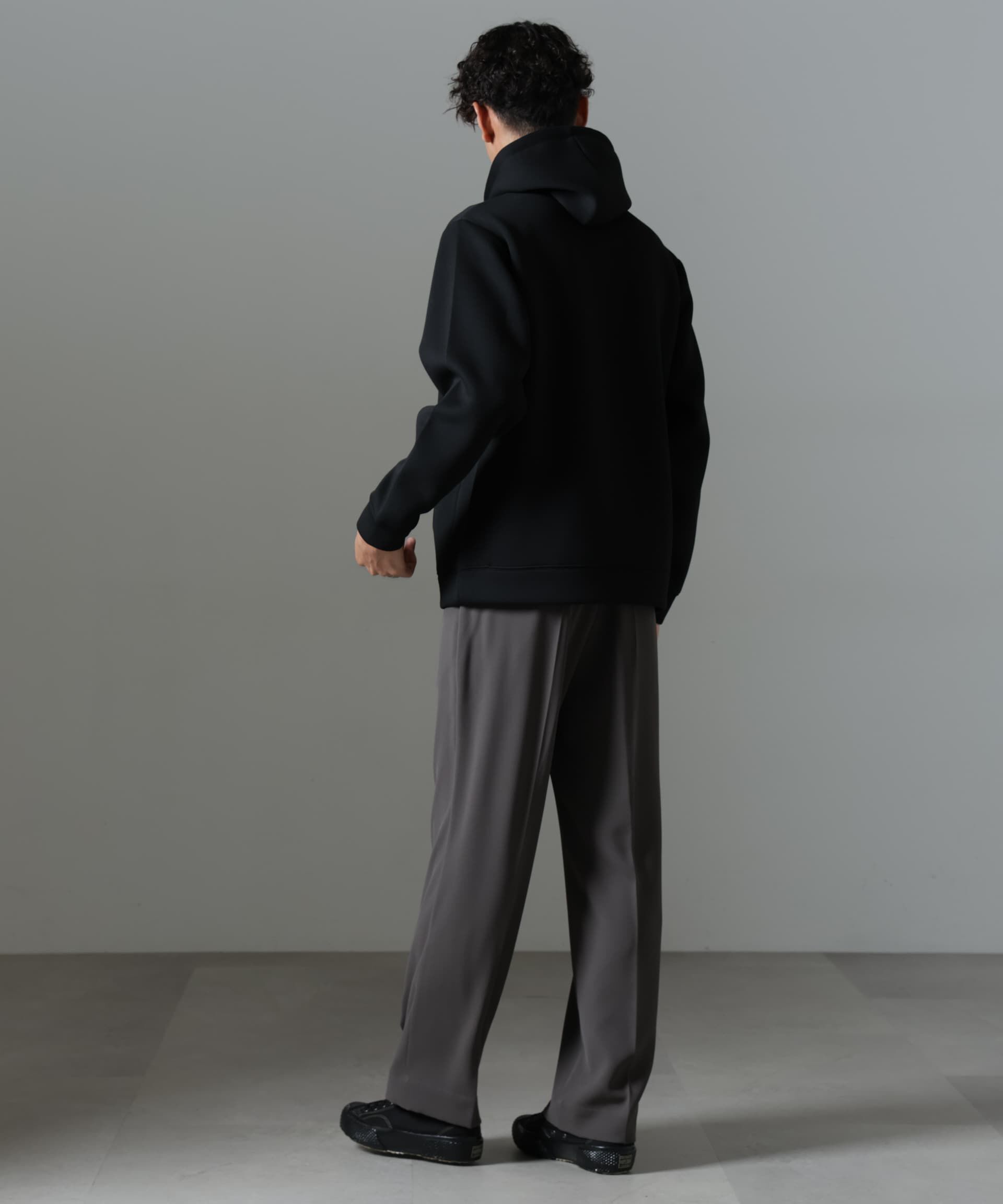 nano･universe「ドレープ ストレートスラックス(セットアップ可)」|チノ|