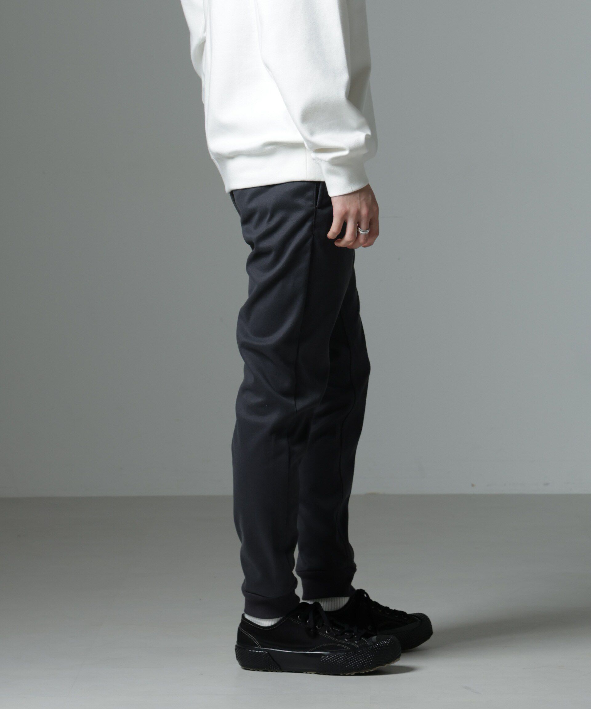 nano･universe「「MC」coveross(R)TECH WARM 裏起毛ツイル ジョガーパンツ」|チノ|