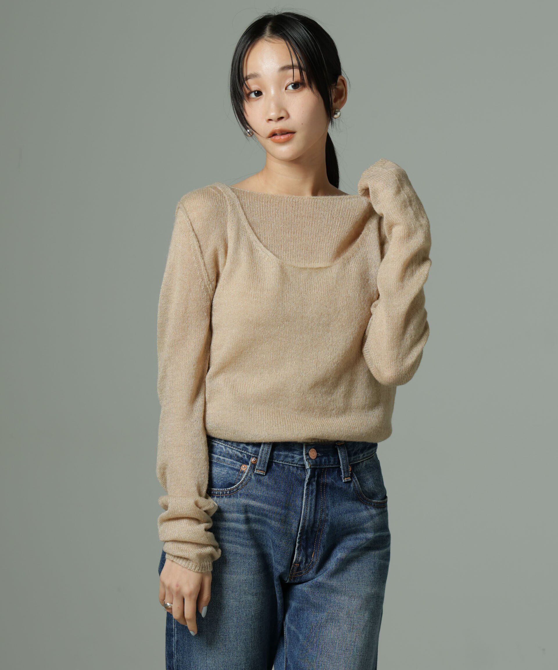 nano･universe「ビスチェセットニット」|ニット・セーター|