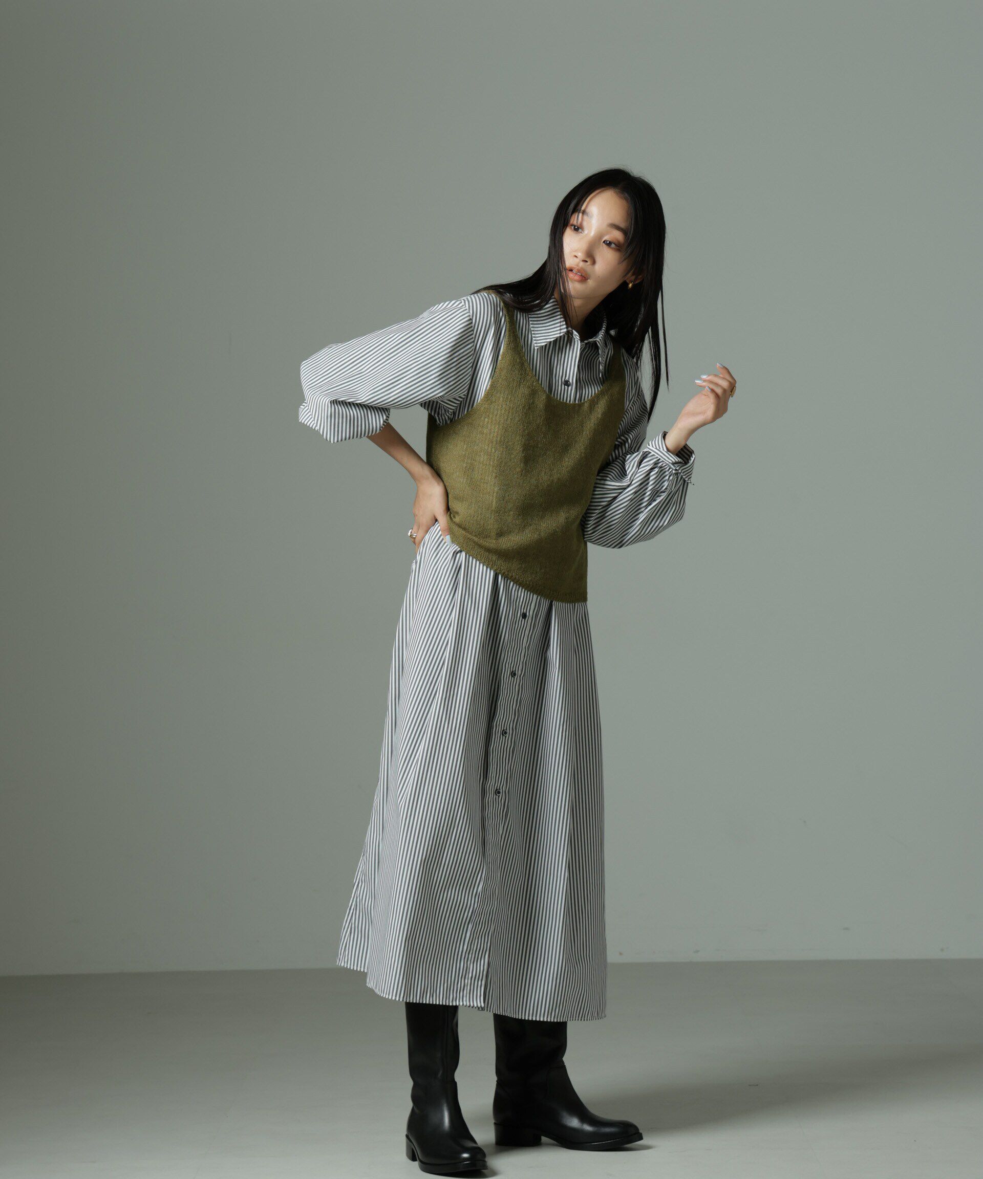 nano･universe「ビスチェセットニット」|ニット・セーター|