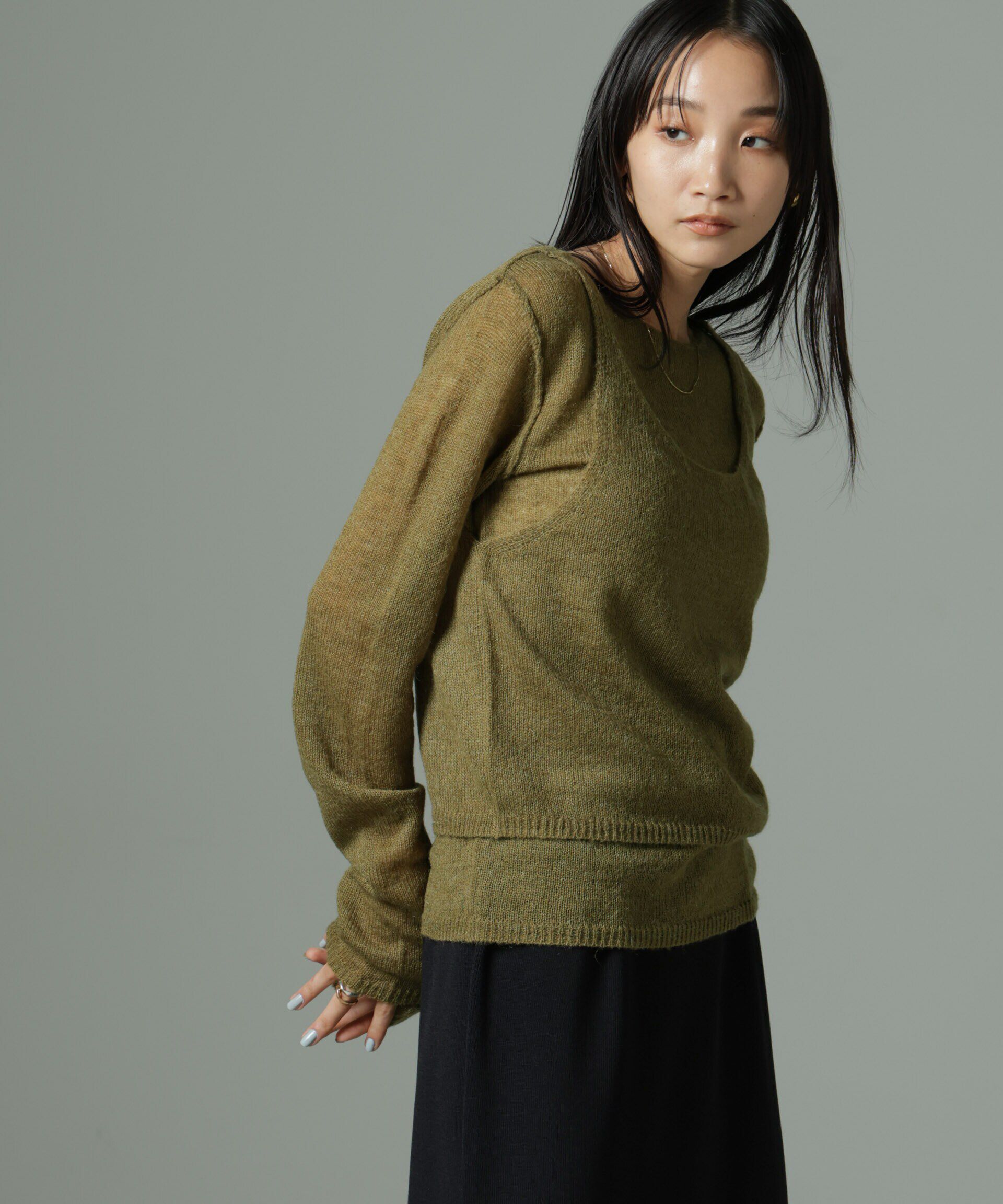 nano･universe「ビスチェセットニット」|ニット・セーター|