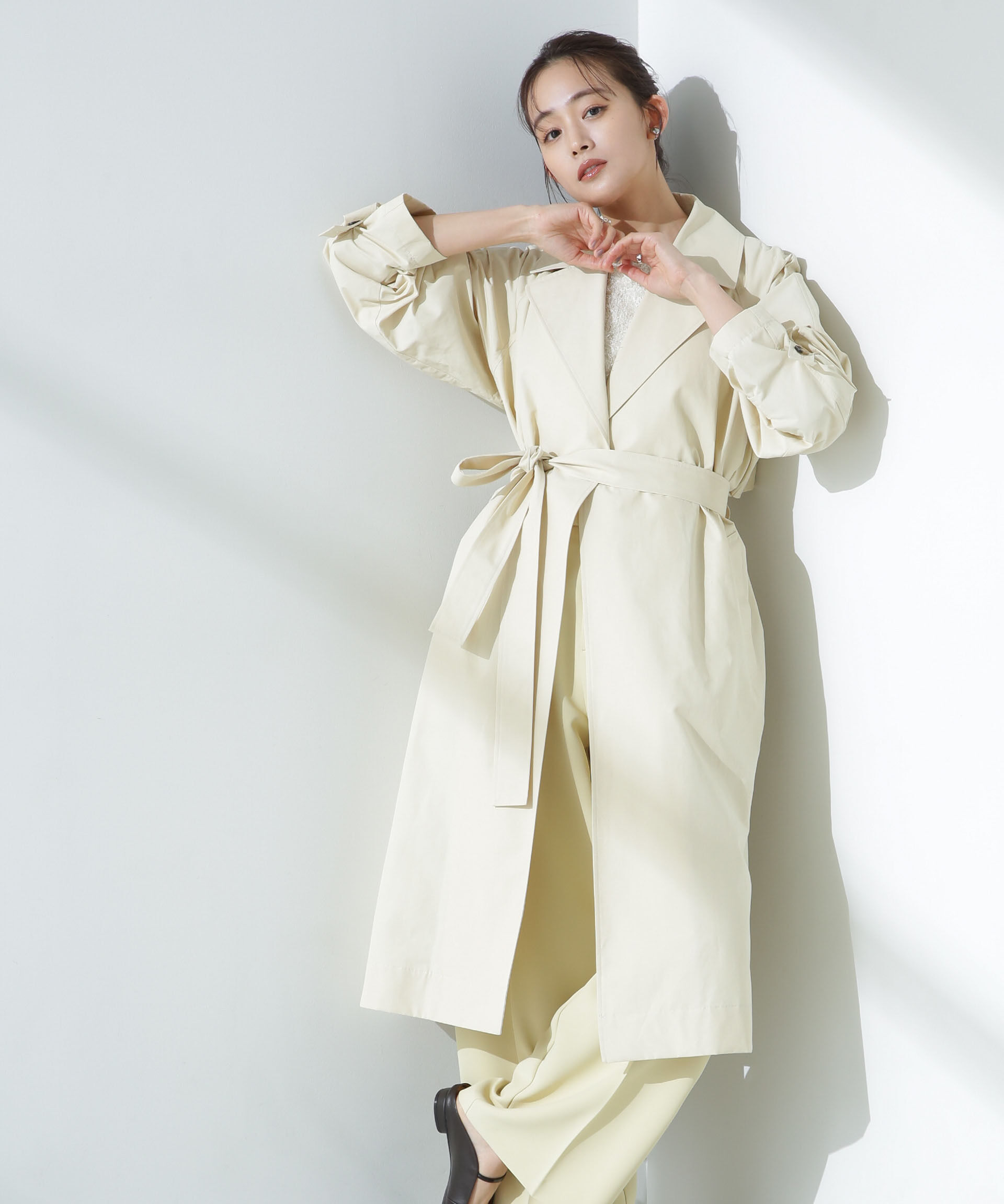 nano･universe「撥水加工コットンナイロンバックギャザーコート」|その他|