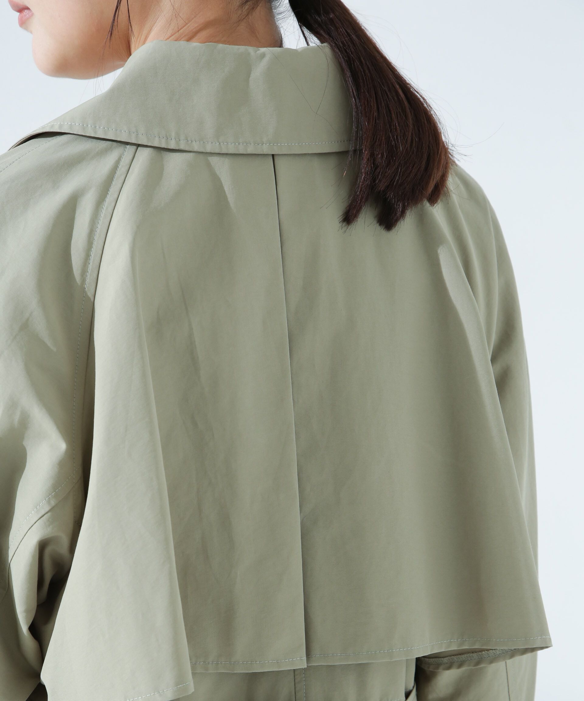 nano･universe「撥水加工コットンナイロンバックギャザーコート」|その他|