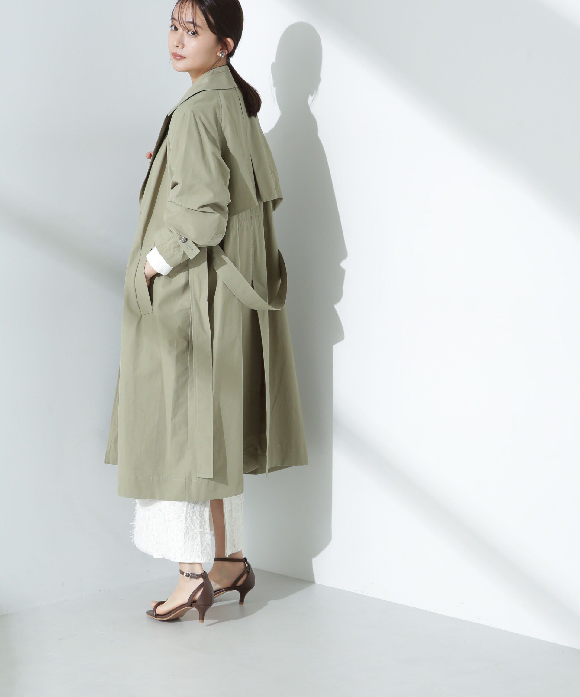 nano･universe「撥水加工コットンナイロンバックギャザーコート」|その他|