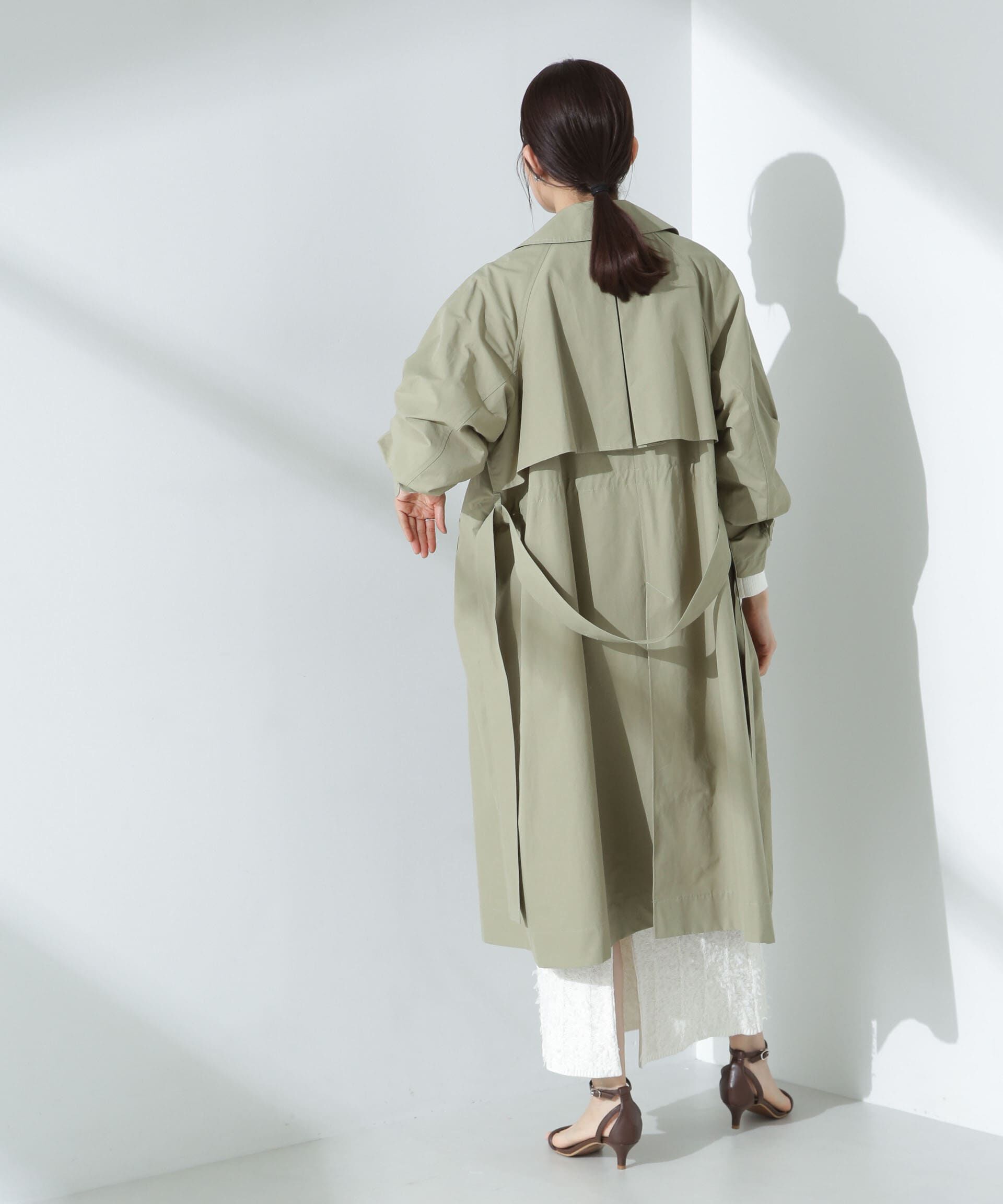 nano･universe「撥水加工コットンナイロンバックギャザーコート」|その他|