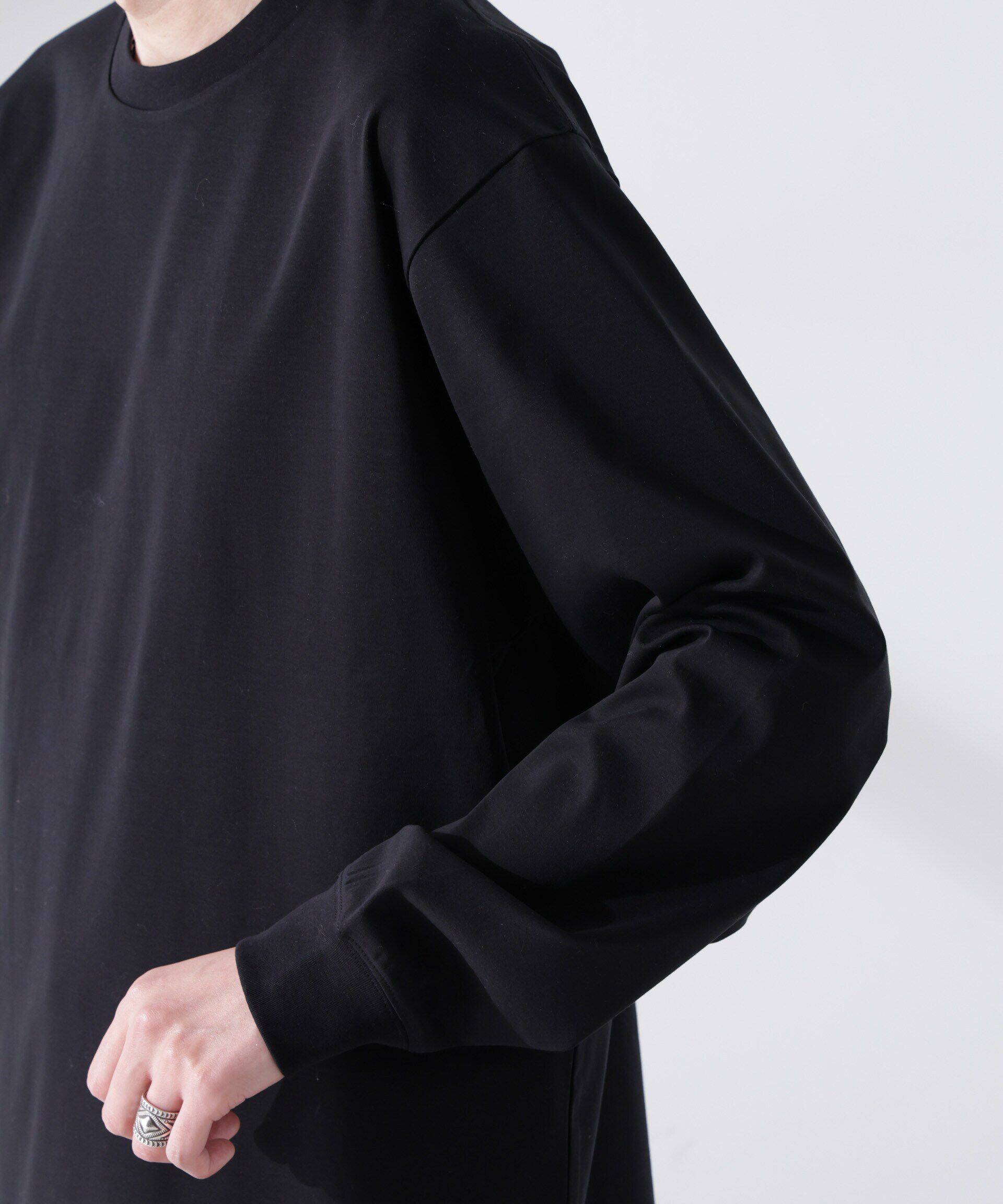 nano･universe「アンチスメル BIG クルーネックTシャツ 長袖」|Tシャツ・カットソー|