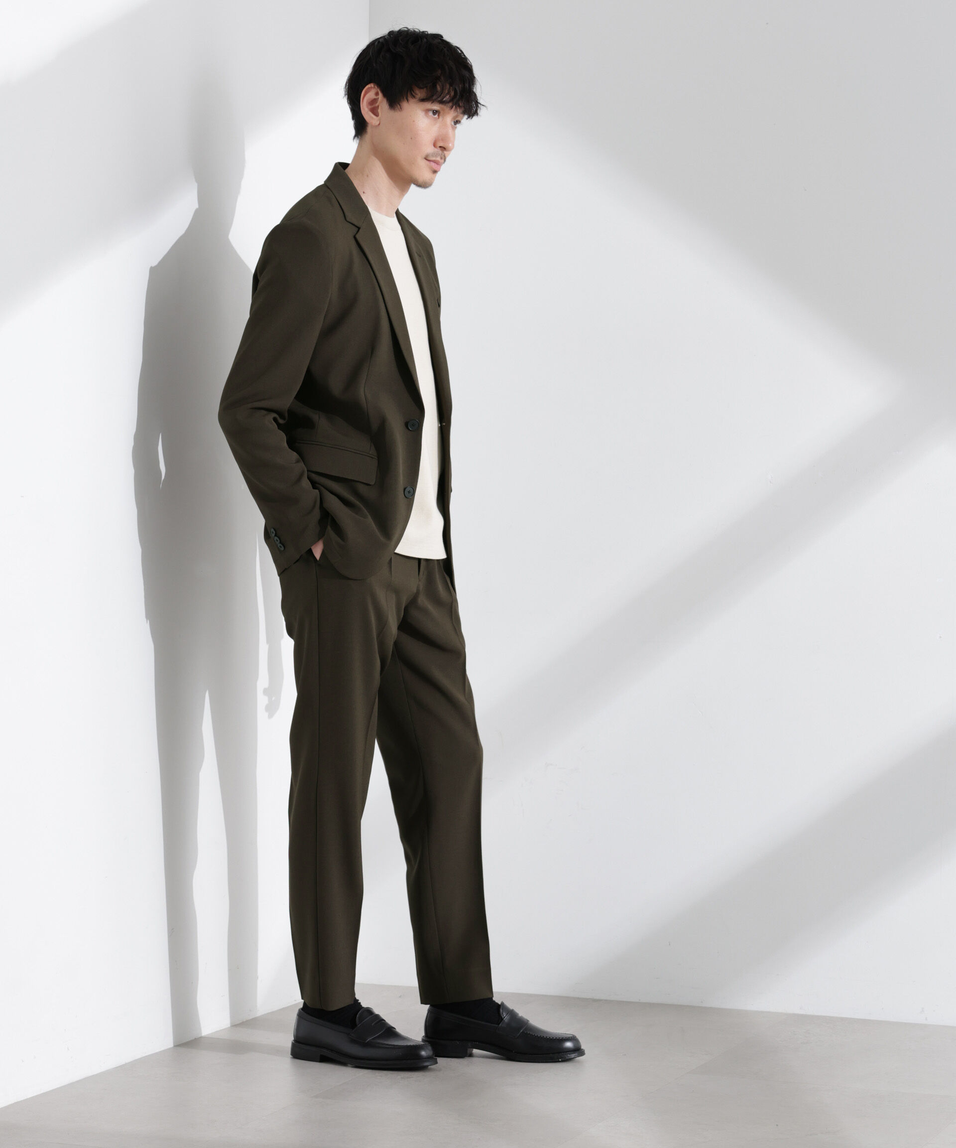 nano･universe「「Damerino」メランジドライツイル4WAYストレッチセットアップ」|スーツ|