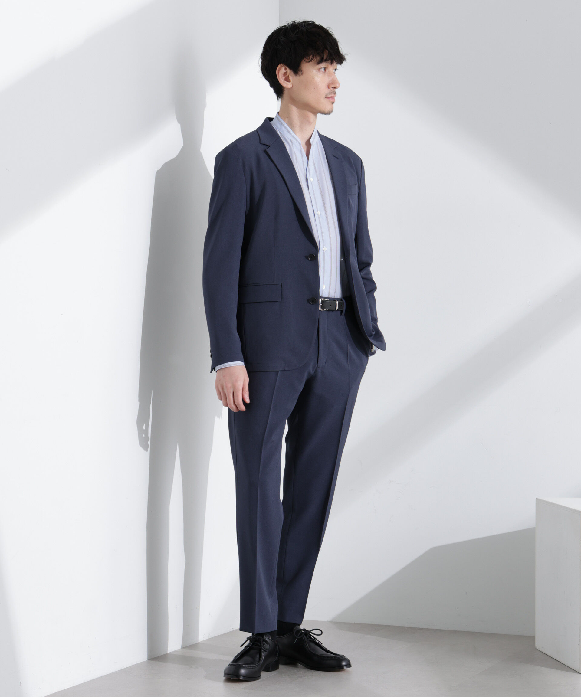 nano･universe「「Damerino」メランジドライツイル4WAYストレッチセットアップ」|スーツ|