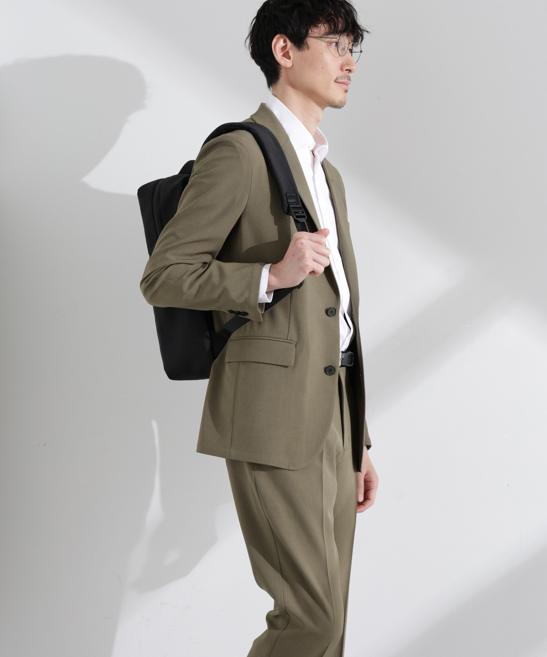 nano･universe「「Damerino」メランジドライツイル4WAYストレッチセットアップ」|スーツ|