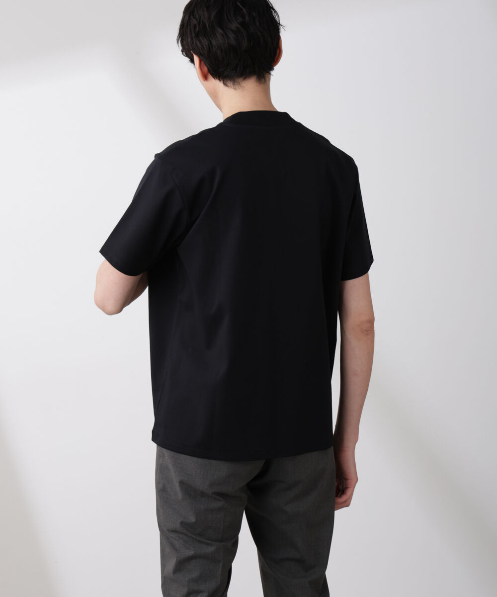 nano･universe「ジャケT(R)プレミアム Vネック 半袖」|Tシャツ・カットソー|