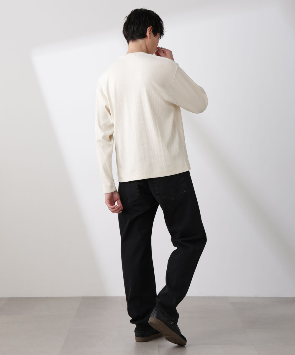 nano･universe「ランダムフライスロングスリーブTシャツ 長袖」|Tシャツ・カットソー|