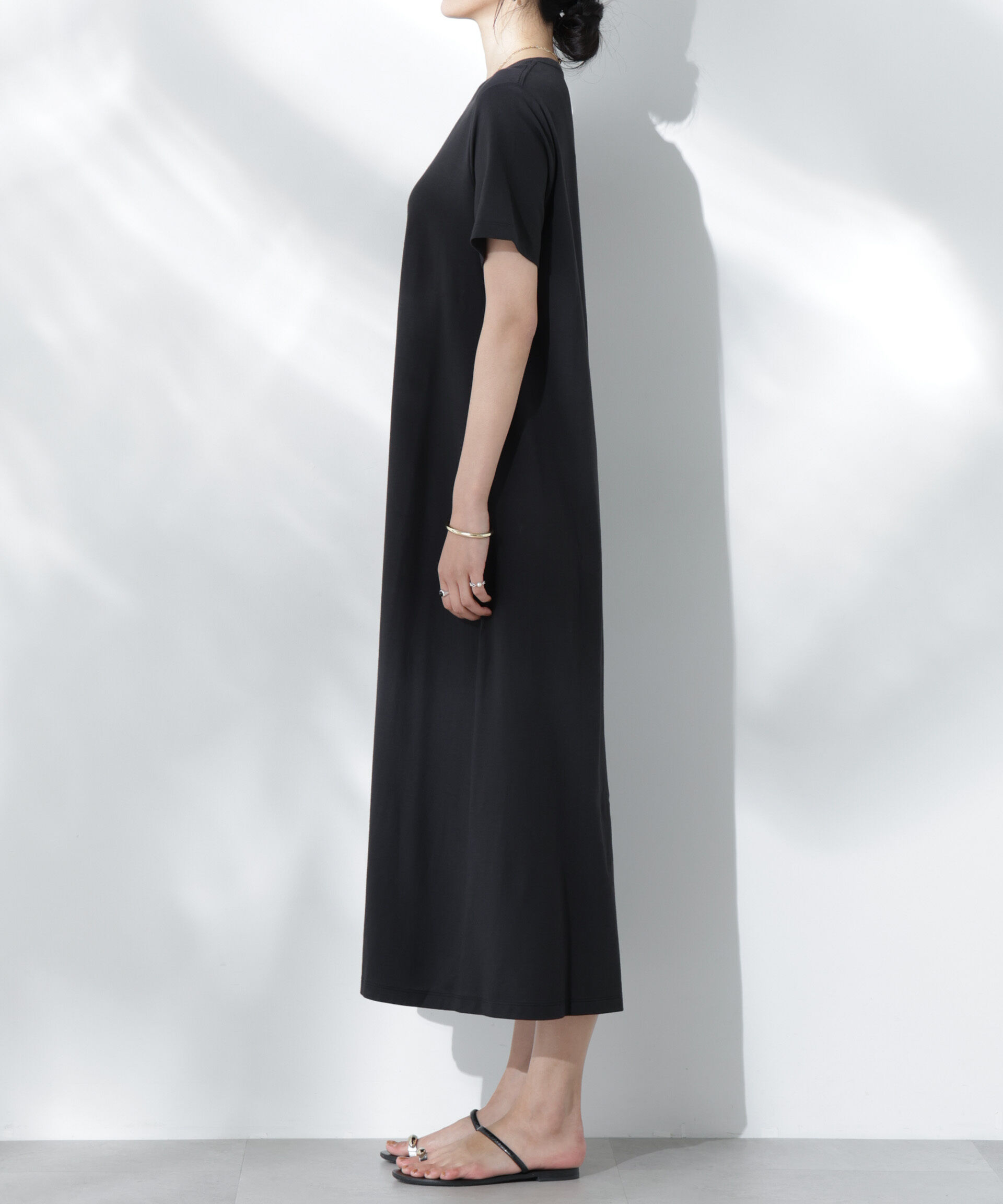 nano･universe「Anti Soaked(R) 汗染み防止フレアワンピース」|ワンピース|