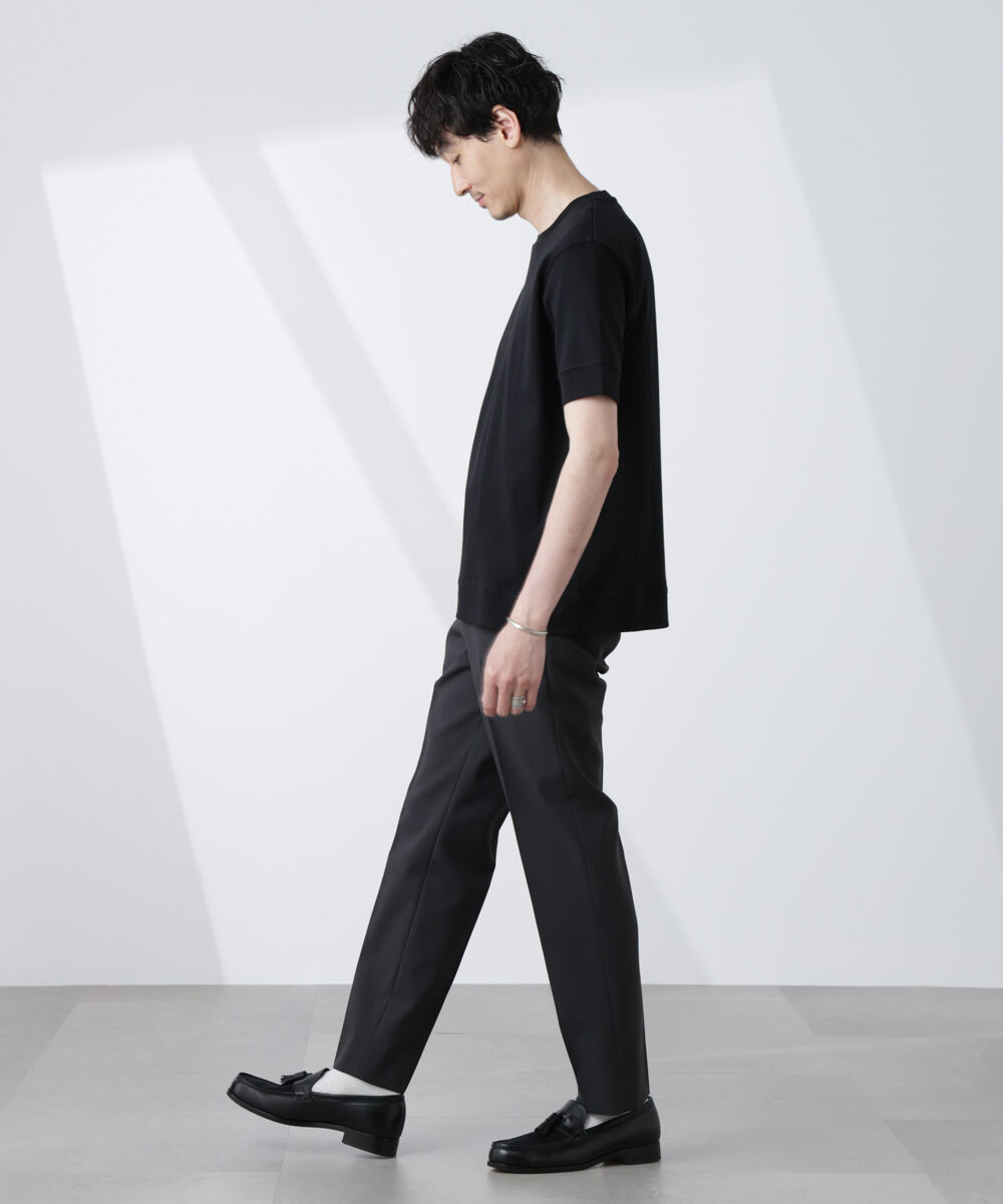 nano･universe「[FORMAL JERSEY]クルーネックカットソー半袖」|Tシャツ・カットソー|