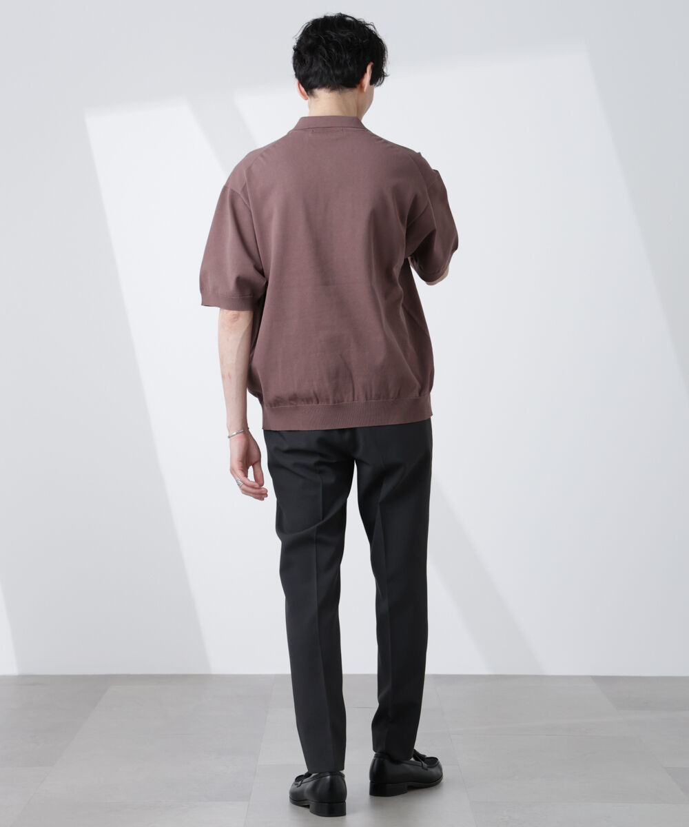  「コットン/ソロナ プレーティング 半袖ニットポロシャツ」|Tシャツ・カットソー|