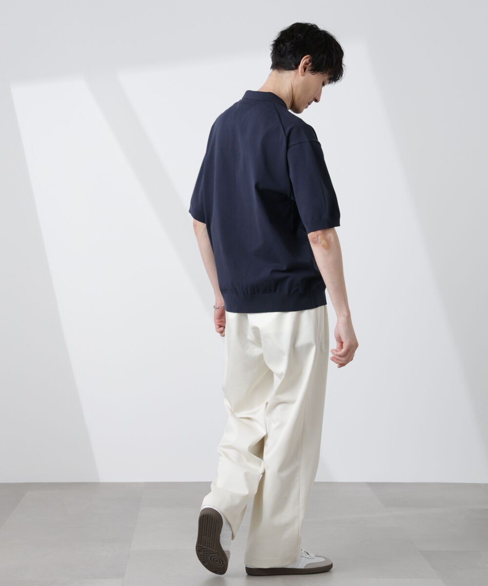  「コットン/ソロナ プレーティング 半袖ニットポロシャツ」|Tシャツ・カットソー|