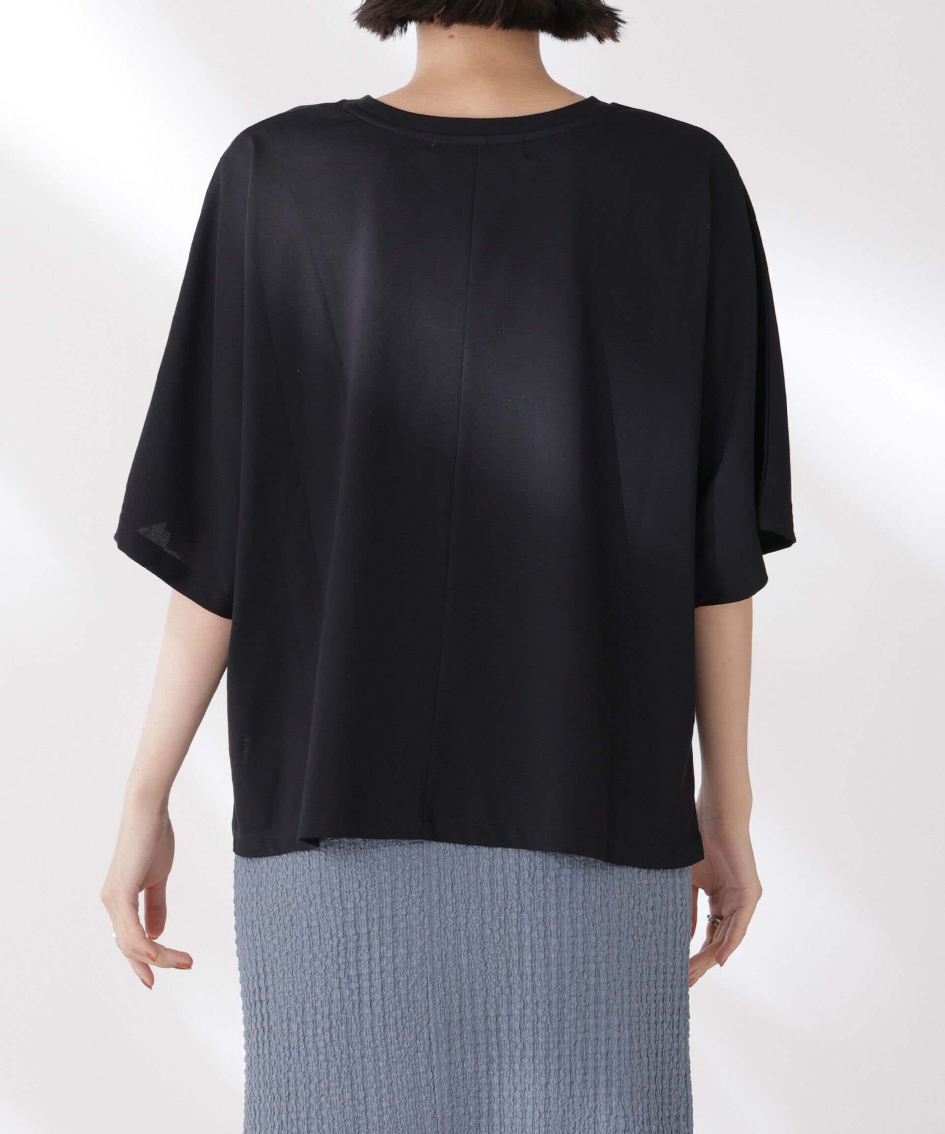 nano･universe「吸水速乾抗菌防臭ドルマンワイドトップス」|Tシャツ・カットソー|