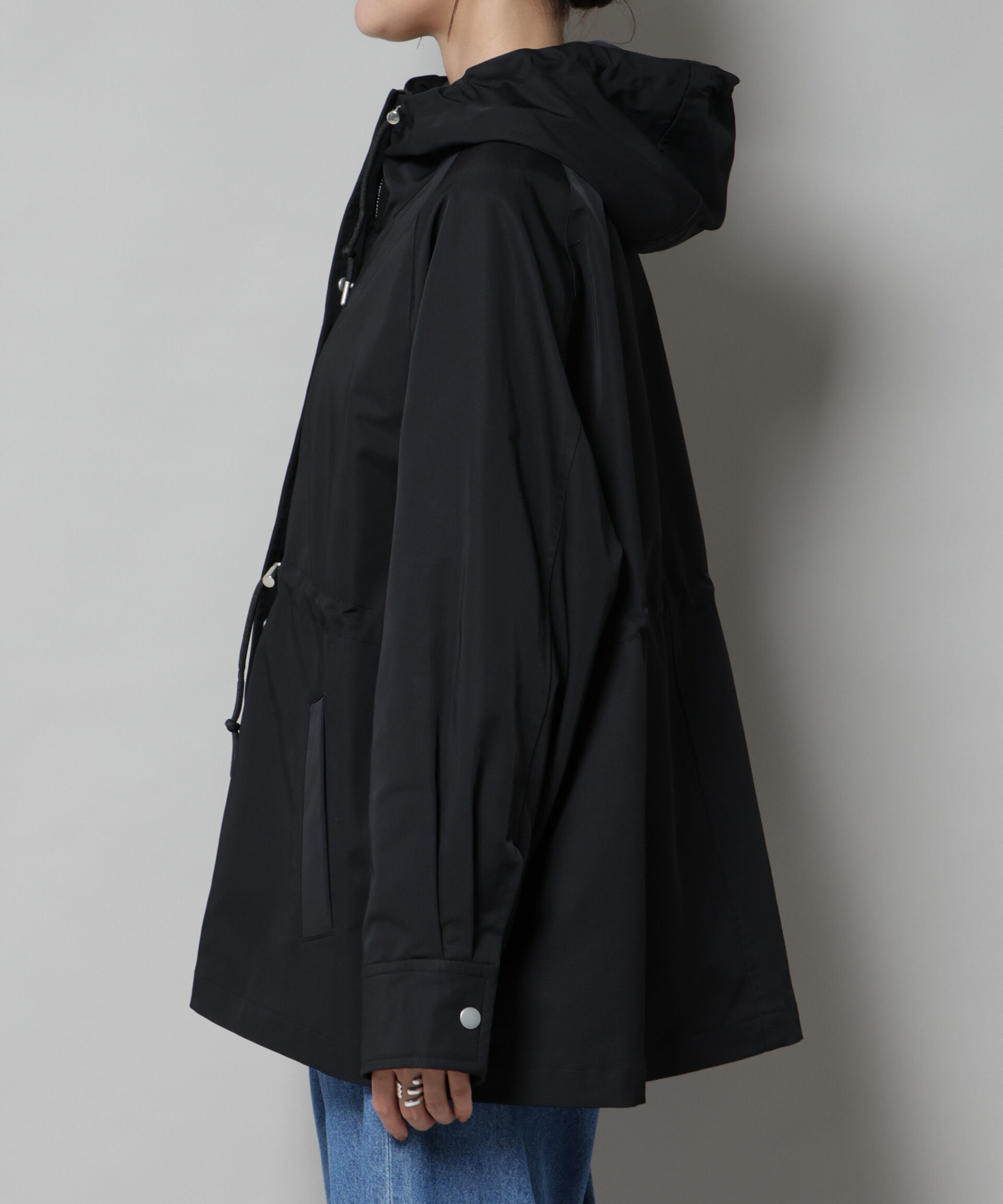 nano･universe「撥水加工フードブルゾン」|ブルゾン・スタジャン|