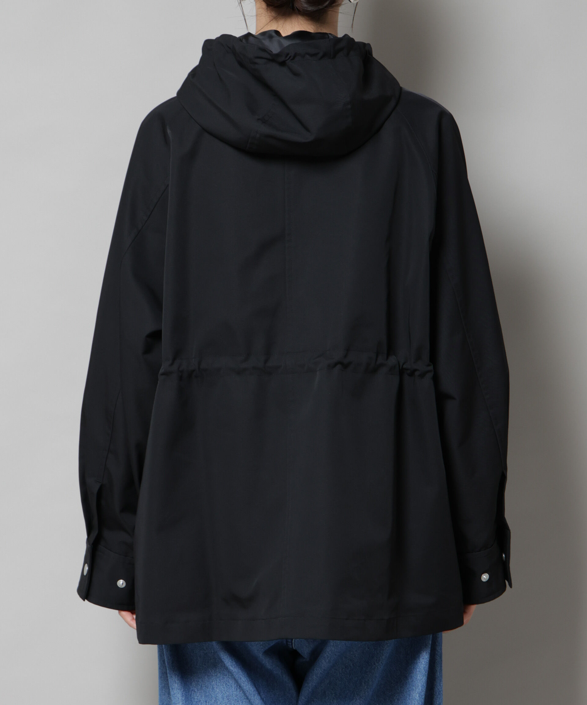 nano･universe「撥水加工フードブルゾン」|ブルゾン・スタジャン|