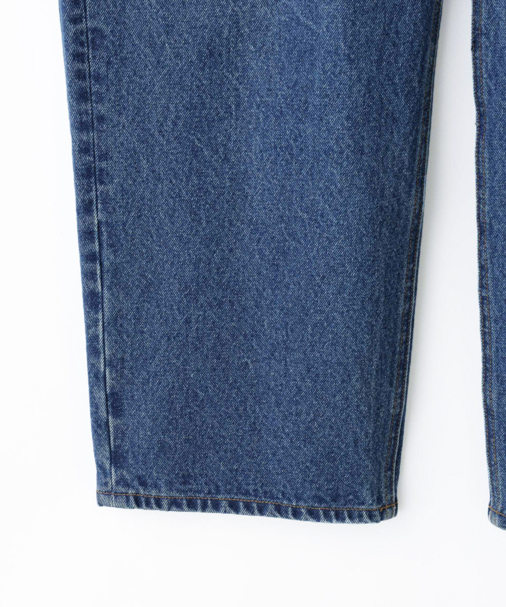  「「HOTEL PALACE」オテルパラス 13ozバイオブリーチルーズシルエットデニムパンツ」|デニム|