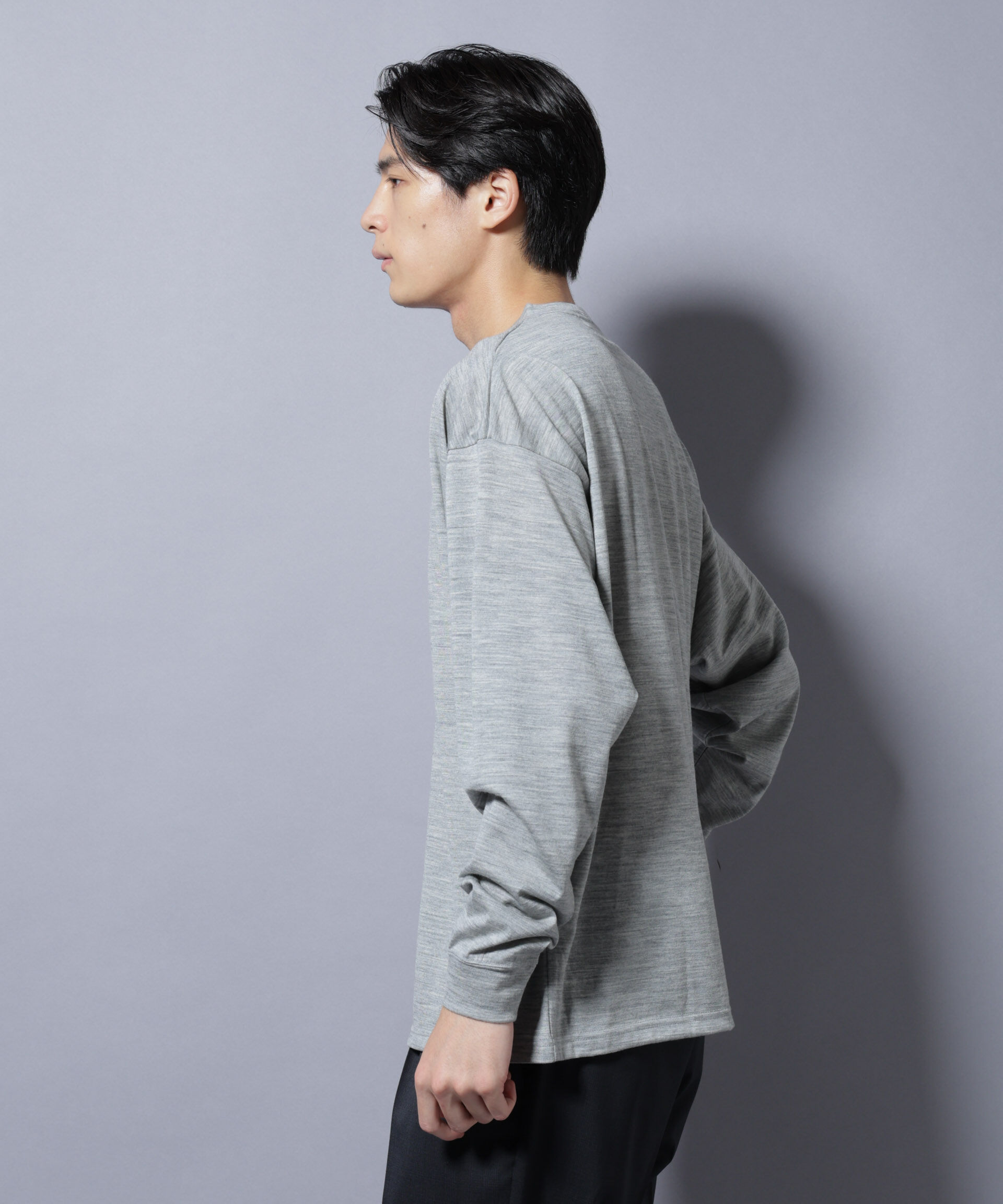 nano･universe「MIYATA&times;NANO JAPAN MADE 100%WOOL Tシャツ」|Tシャツ・カットソー|