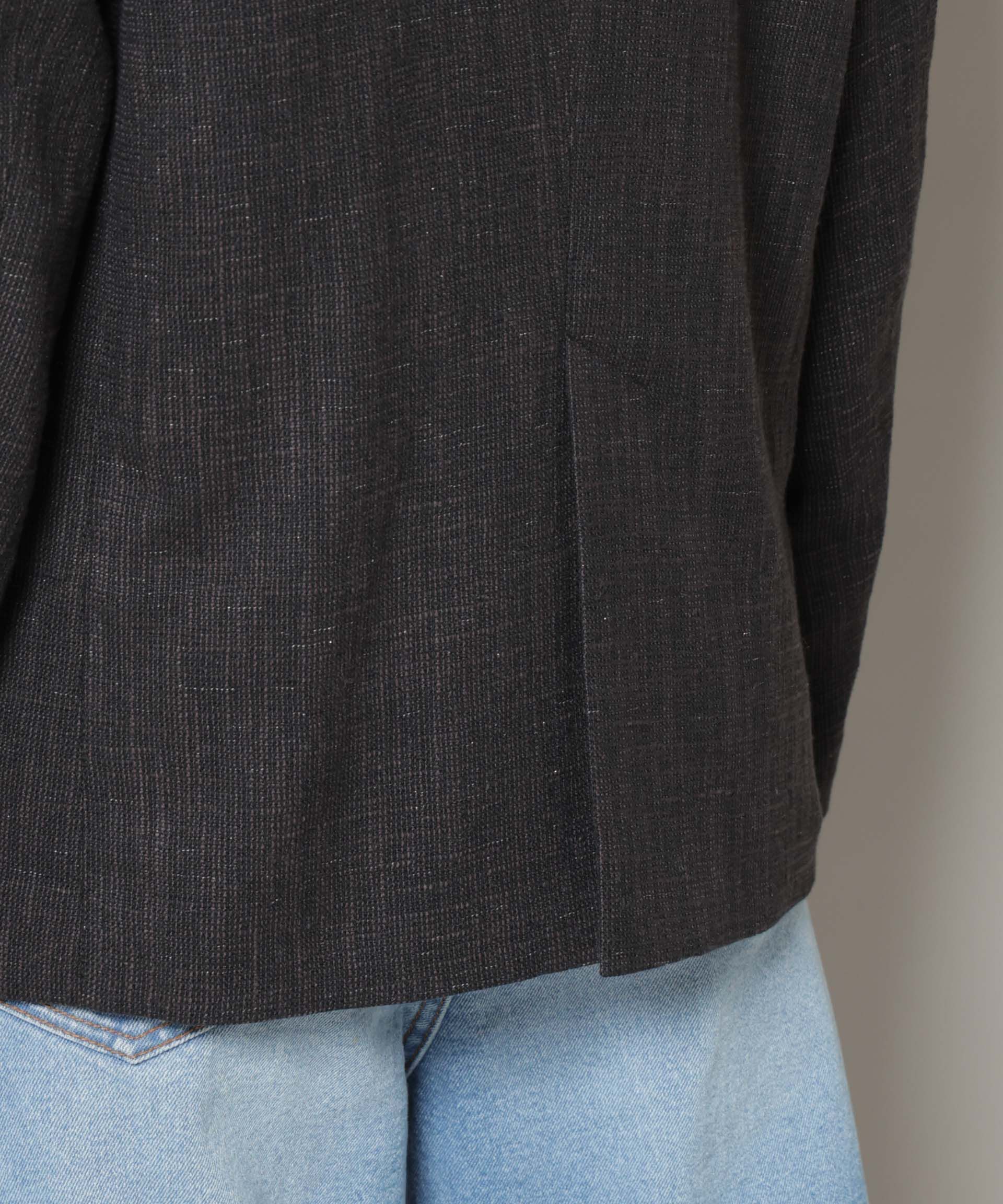 nano･universe「ツイードセミダブルジャケット(セットアップ可)」|テーラードジャケット|