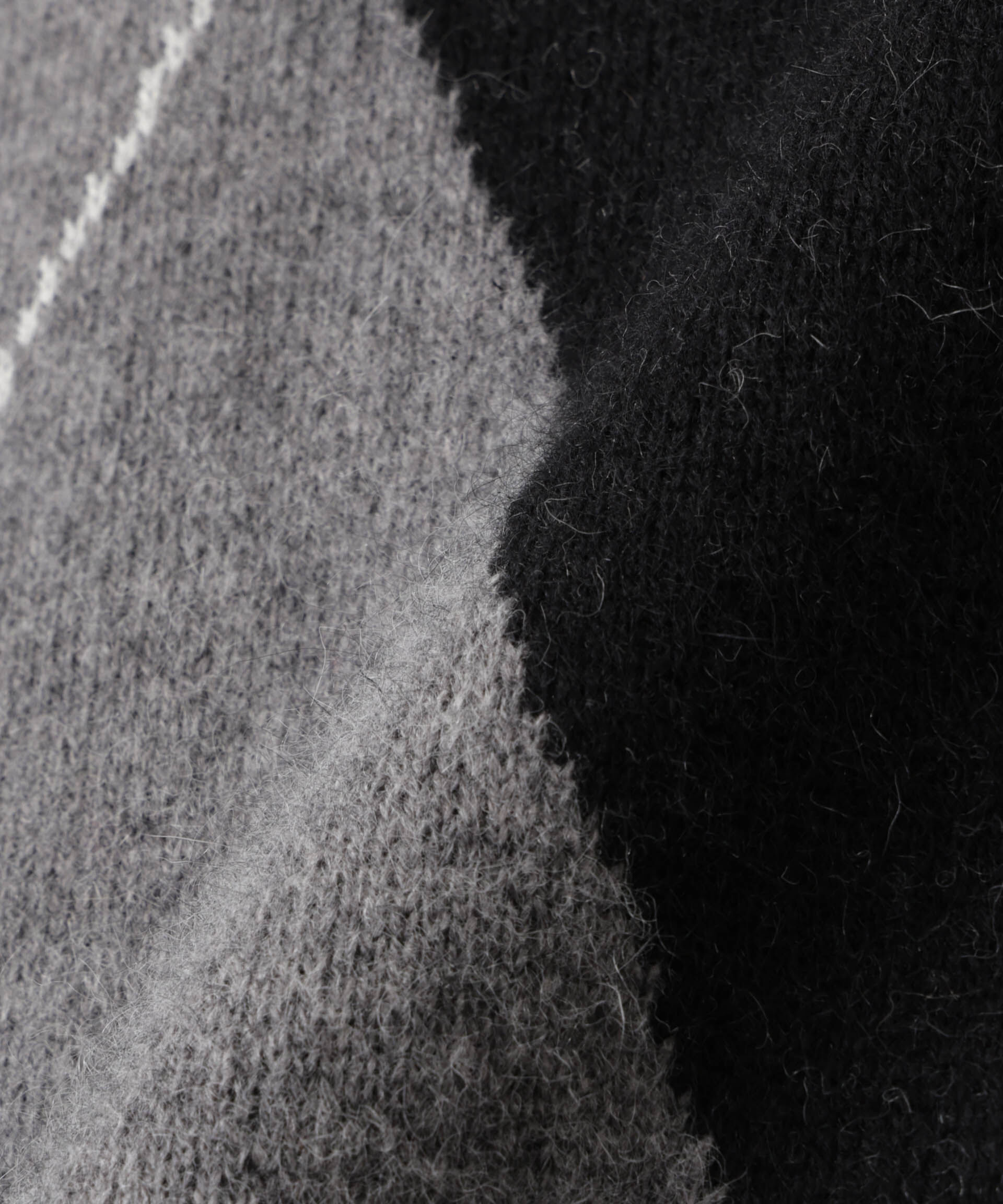 nano･universe「アンゴラ混アーガイルVネックニット」|ニット・セーター|