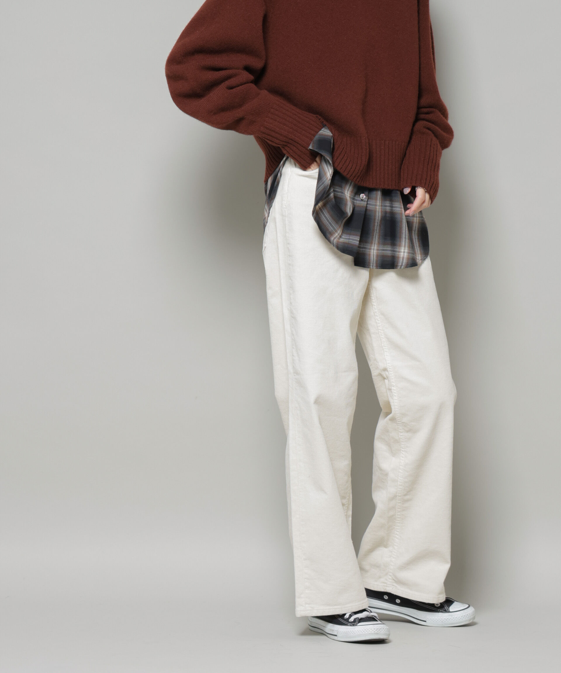 nano･universe「Healthy DENIM/Pink Pepper Corduroy」|チノ|