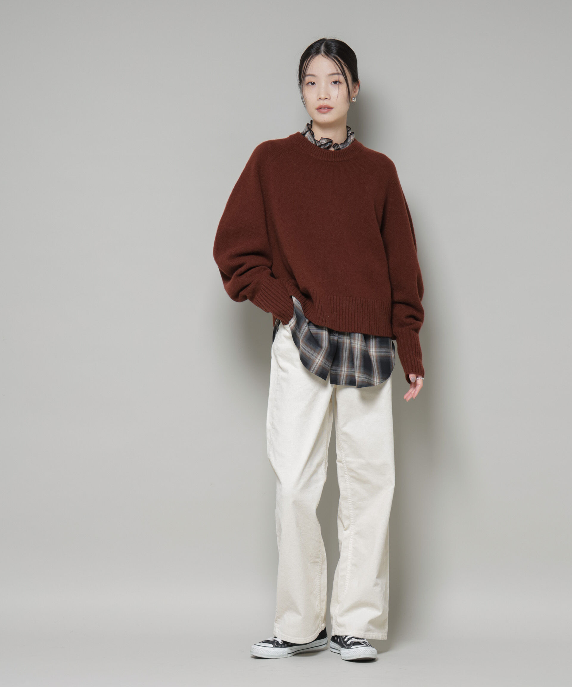 nano･universe「Healthy DENIM/Pink Pepper Corduroy」|チノ|