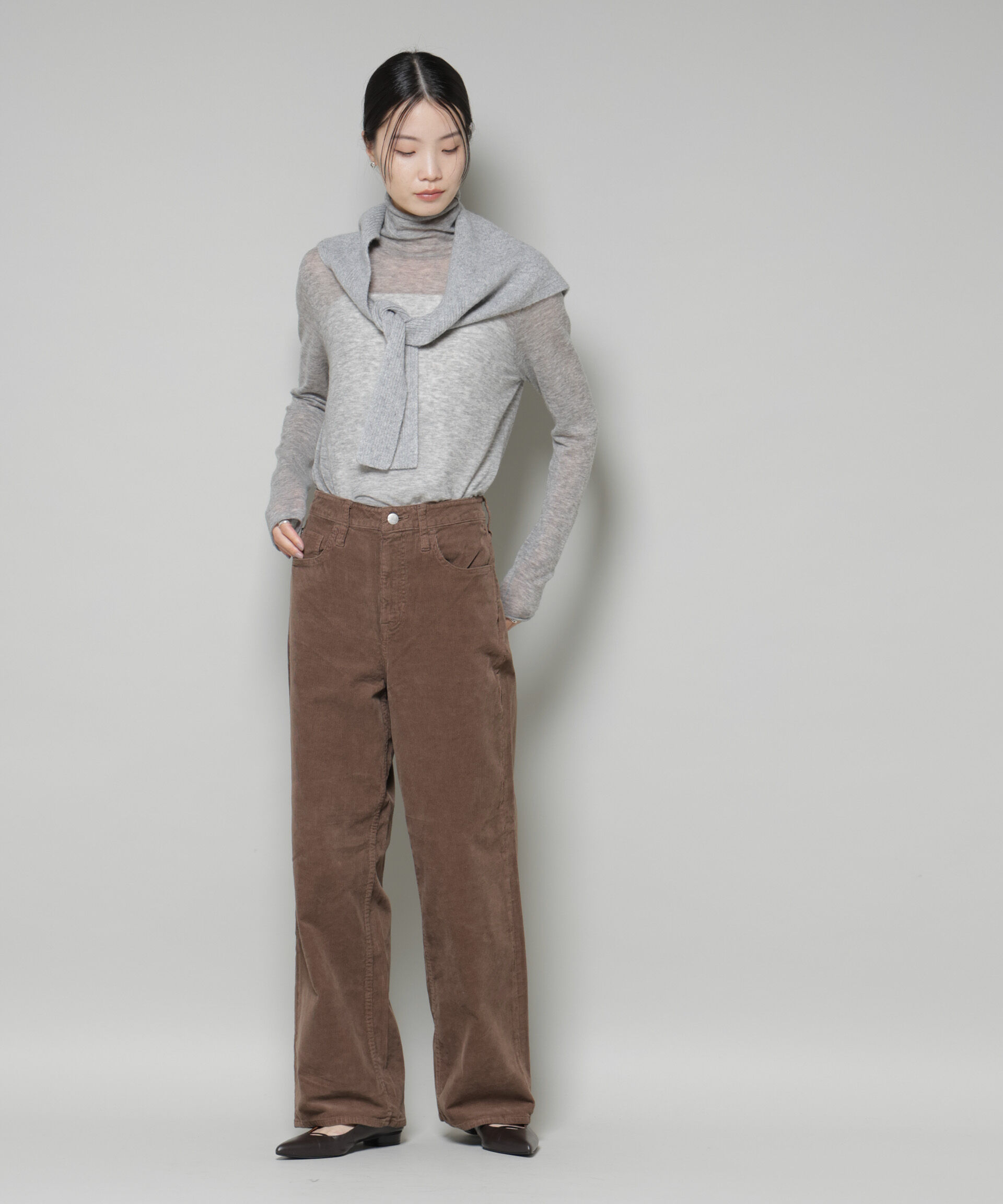 nano･universe「Healthy DENIM/Pink Pepper Corduroy」|チノ|