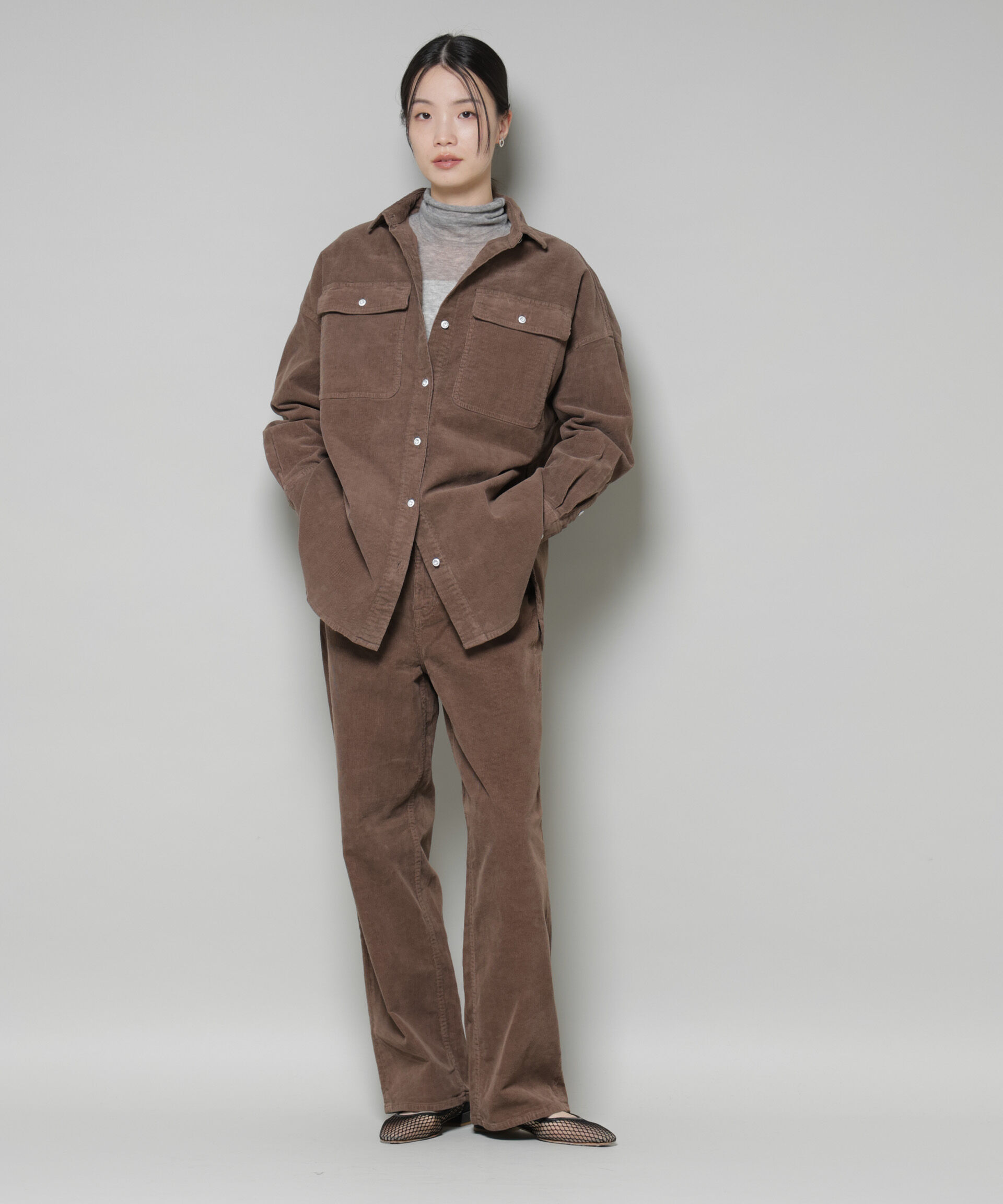 nano･universe「Healthy DENIM/Pink Pepper Corduroy」|チノ|