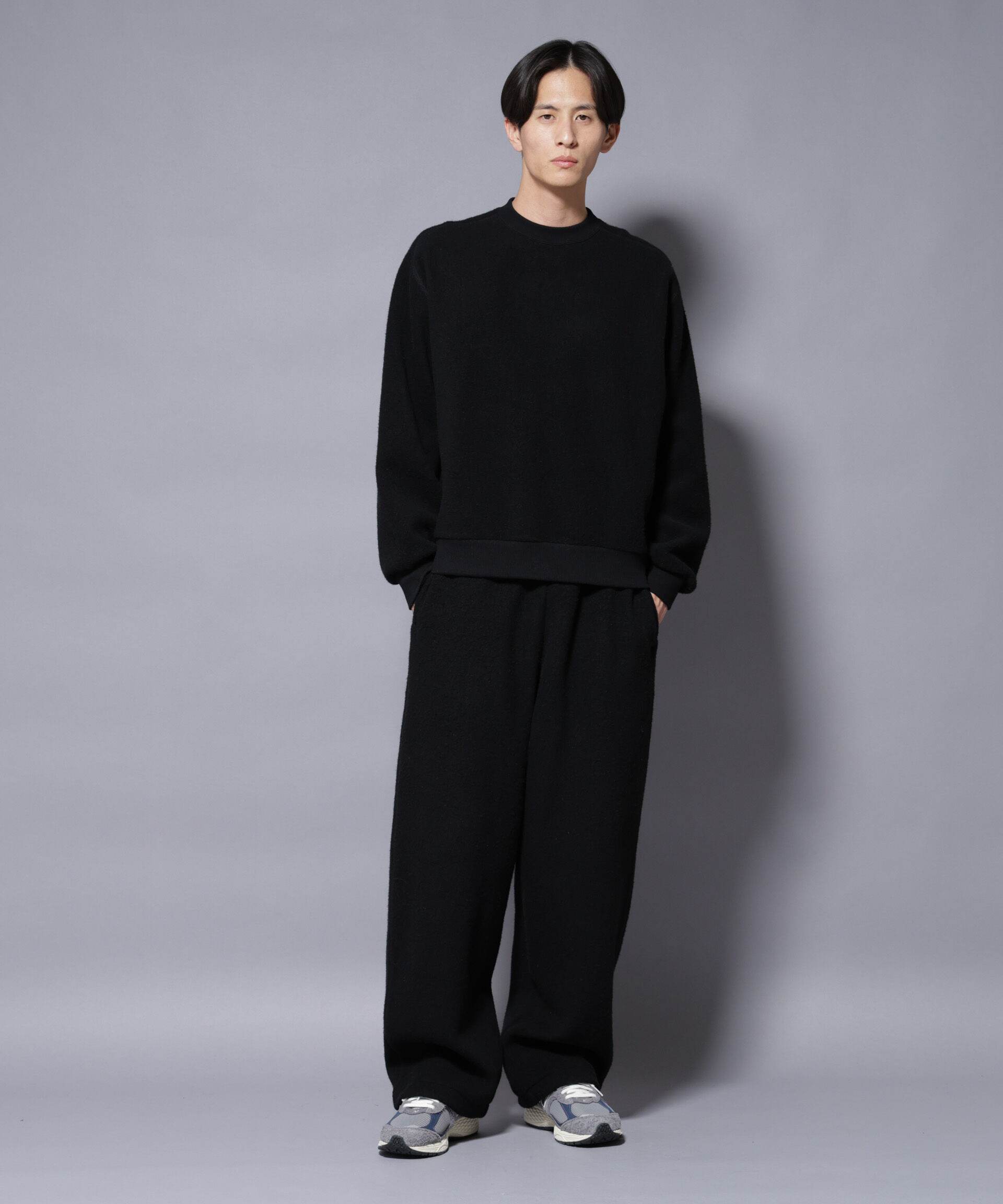 nano･universe「MIYATA&times;NANO JAPANMADE　ウールコットンイージーパンツ」|チノ|