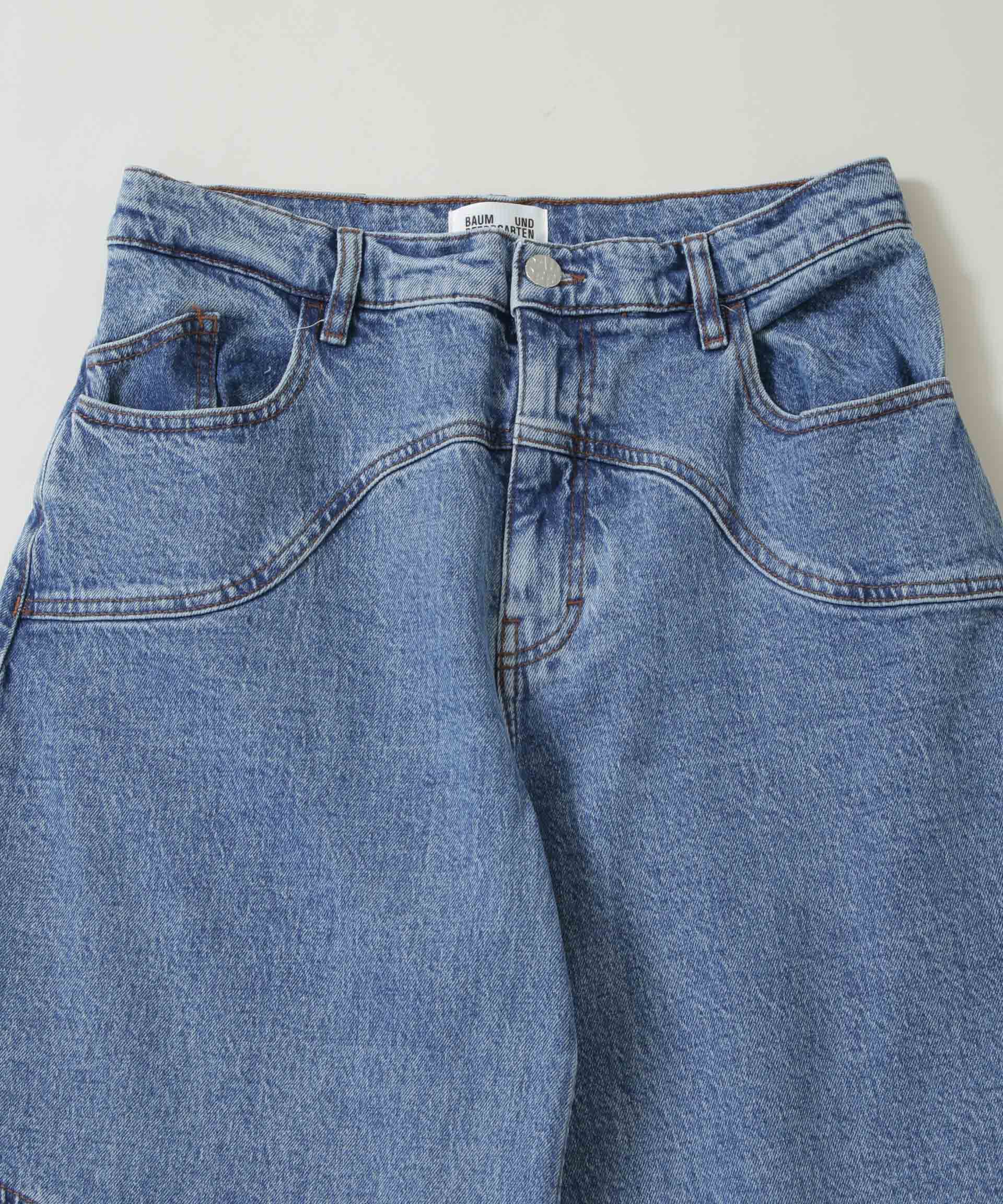 nano･universe「BAUM UND PFERDGARTEN/Patch denim パンツ(セットアップ可)」|チノ|