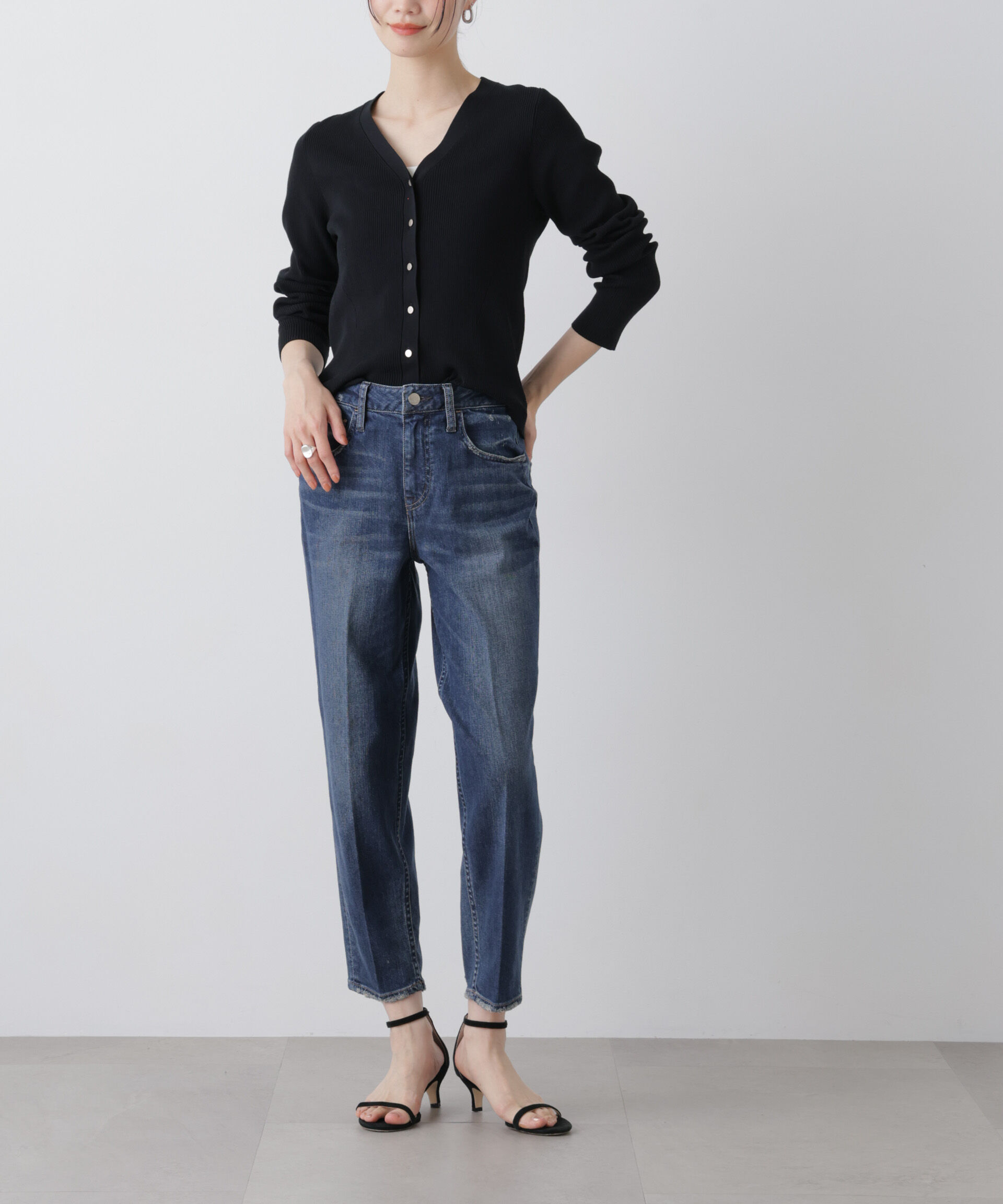 nano･universe「Healthy DENIM/Key Lime」|チノ|