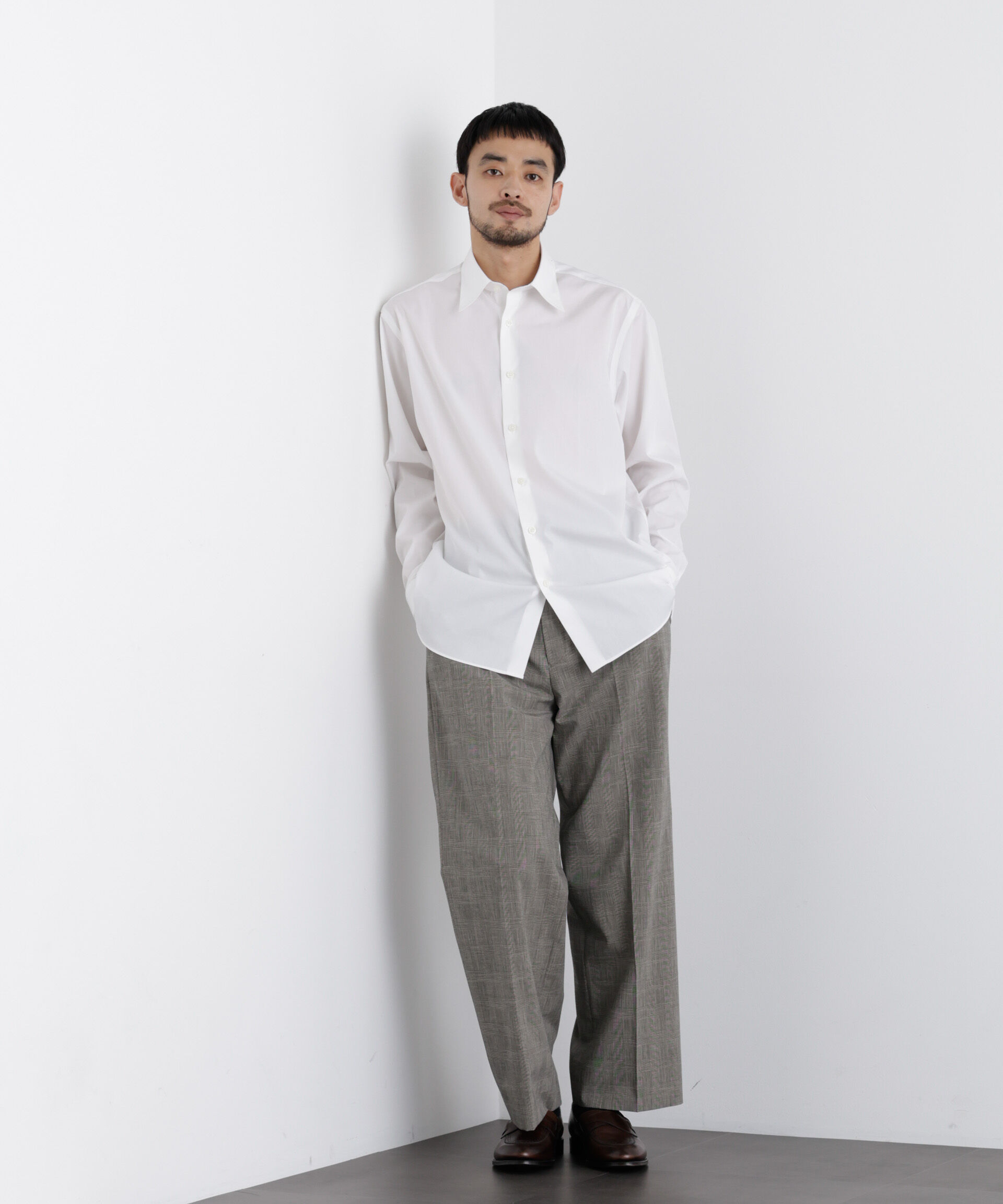 nano･universe「GIZAcotton mixフォーマルドレスシャツ」|シャツ・ブラウス|