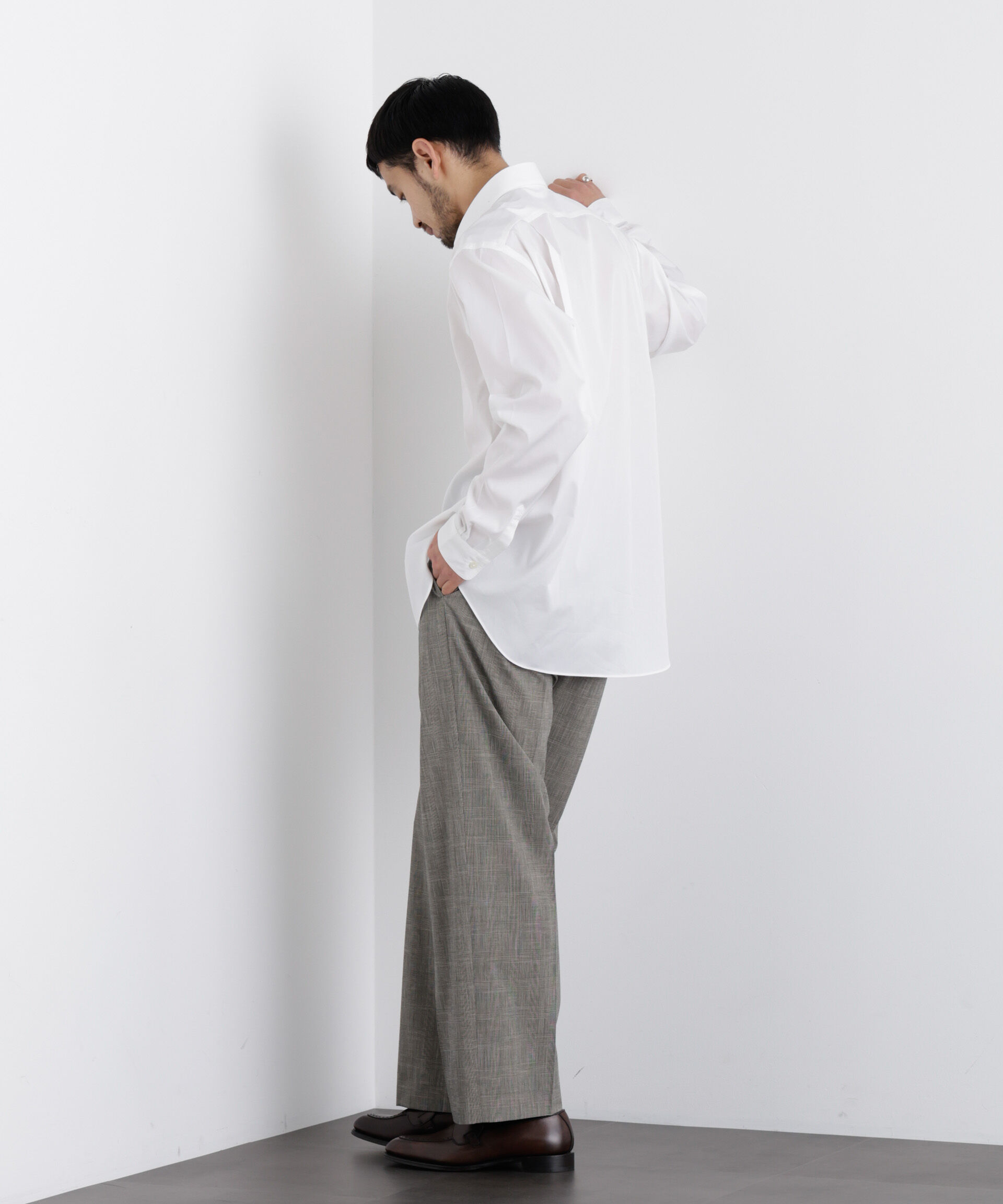 nano･universe「GIZAcotton mixフォーマルドレスシャツ」|シャツ・ブラウス|