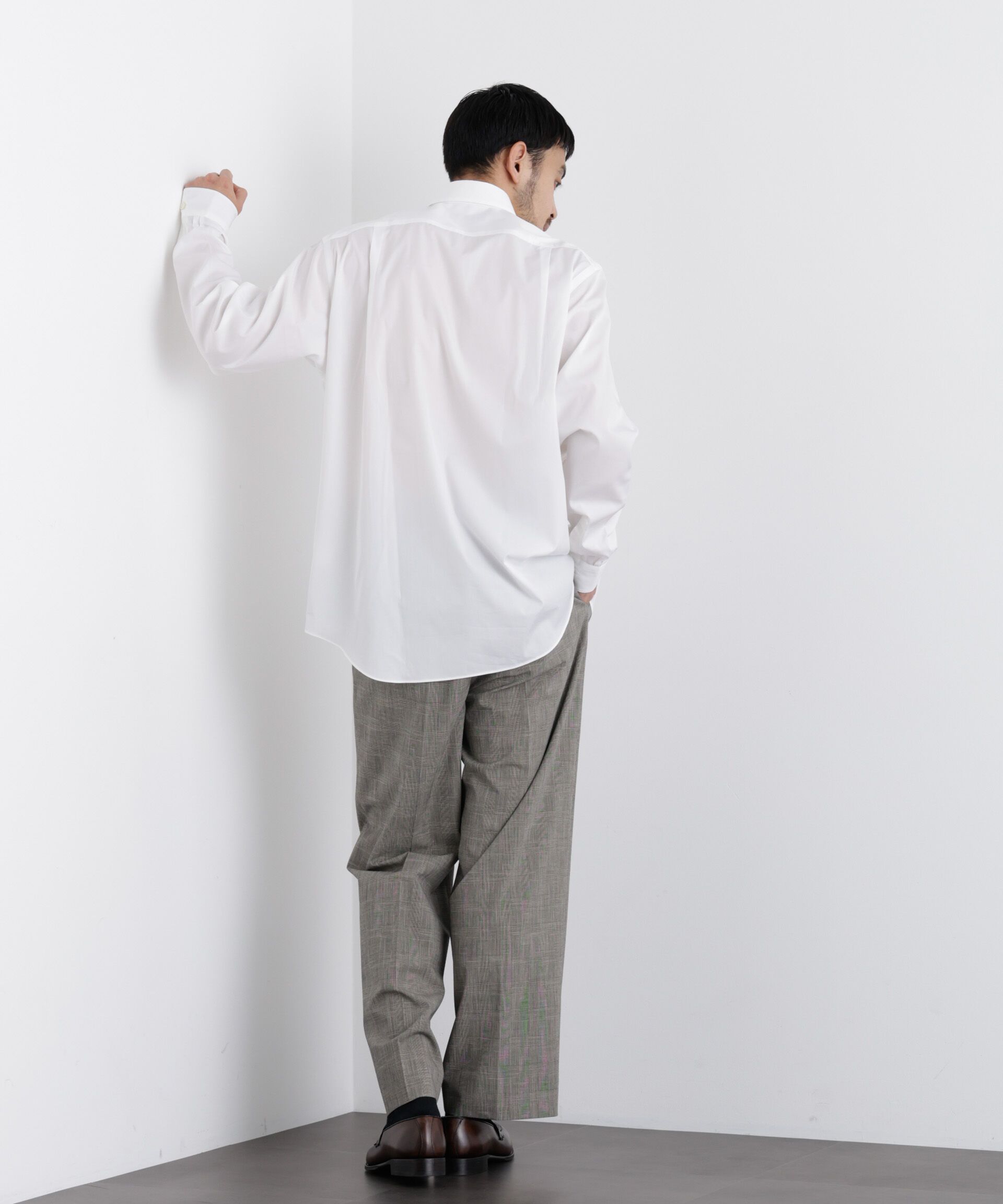 nano･universe「GIZAcotton mixフォーマルドレスシャツ」|シャツ・ブラウス|