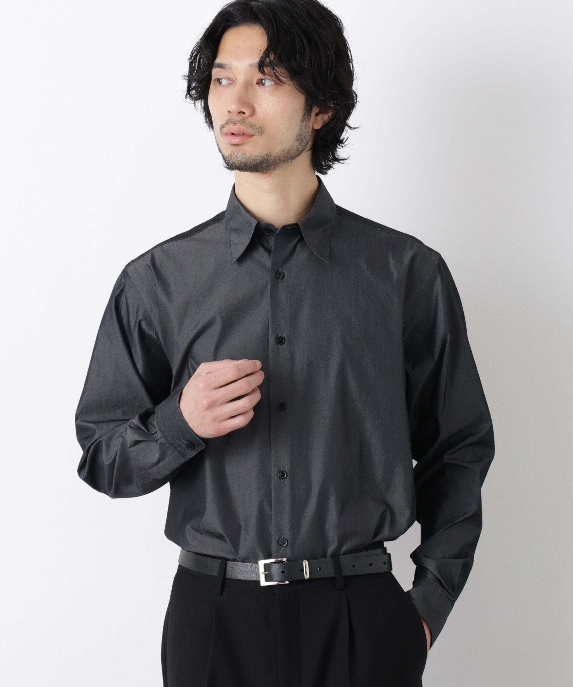 nano･universe「GIZAcotton mixフォーマルドレスシャツ」|シャツ・ブラウス|