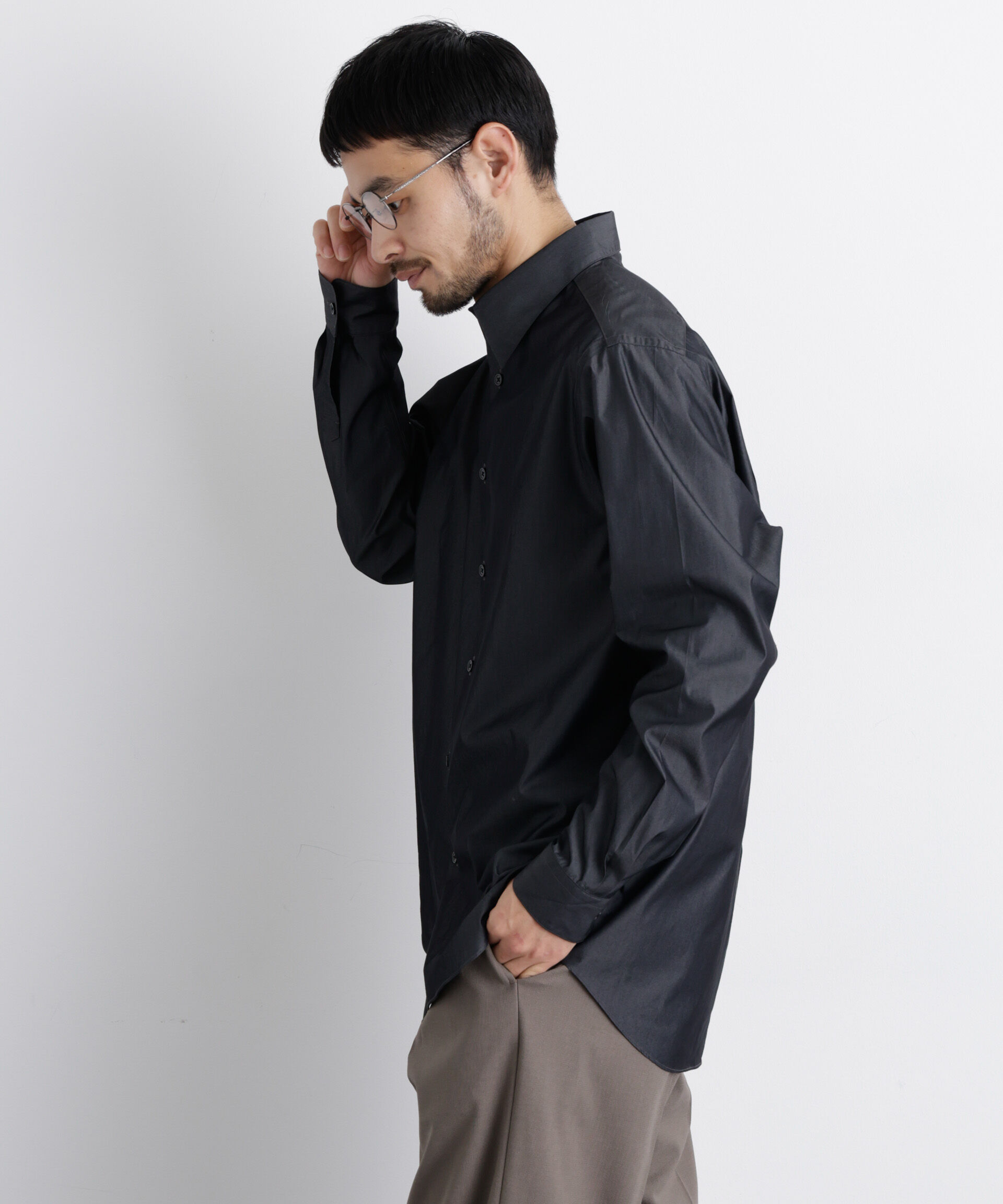 nano･universe「GIZAcotton mixフォーマルドレスシャツ」|シャツ・ブラウス|