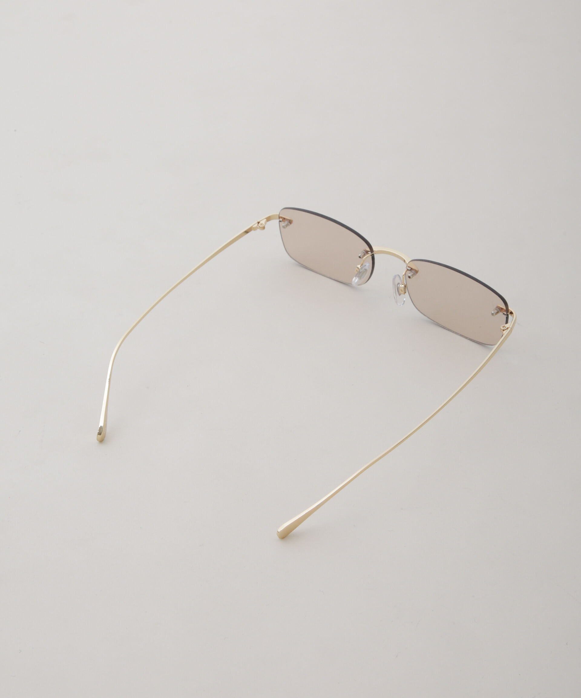 nano･universe「noeyedia/リムレススクエアグラス」|メガネ|