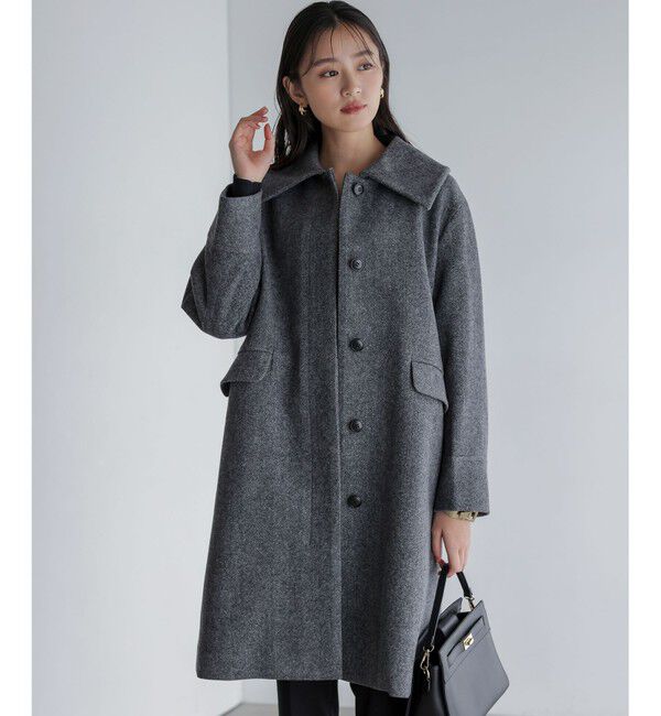 組曲「ウールモッサステンカラー コート」|ステンカラーコート|
