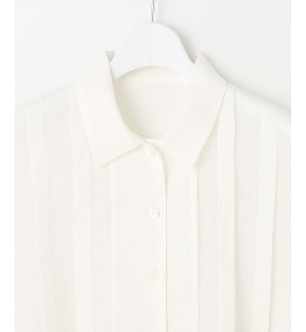 自由区「シアーラミーローンクロップド丈 ブラウス」|シャツ・ブラウス|