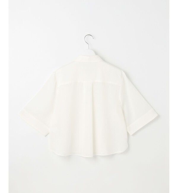自由区「シアーラミーローンクロップド丈 ブラウス」|シャツ・ブラウス|