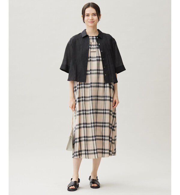 自由区「シアーラミーローンクロップド丈 ブラウス」|シャツ・ブラウス|