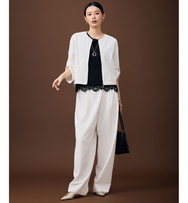 自由区「【累計3000枚突破の名品がアップデート・着回し力抜群】レース タンクトップ」|タンクトップ|