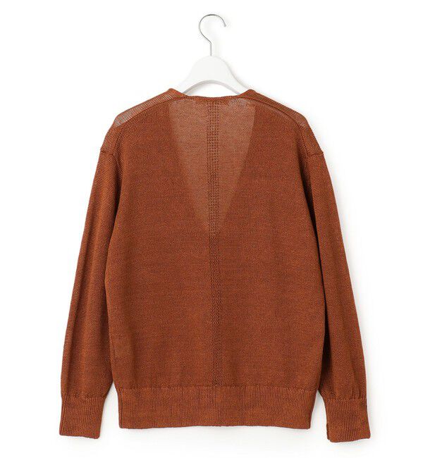 23区「【CLASSY.6月号掲載/洗える】ピュアリネンバルキー Vネックニット」|ニット・セーター|