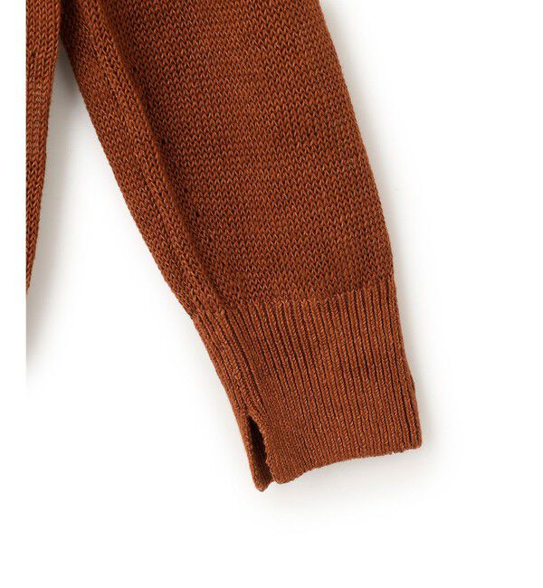 23区「【CLASSY.6月号掲載/洗える】ピュアリネンバルキー Vネックニット」|ニット・セーター|