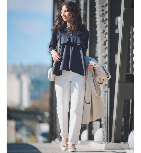 23区「【洗える】23区DENIM ボーイズテーパード パンツ」|デニム|