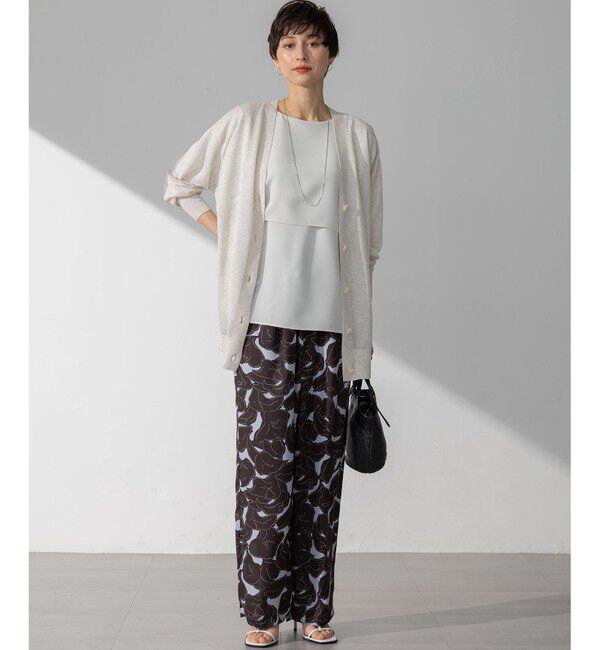 23区「【CanCam10月号掲載/CLASSY.10月号掲載】シャイニーシアー カーディガン」|カーディガン|