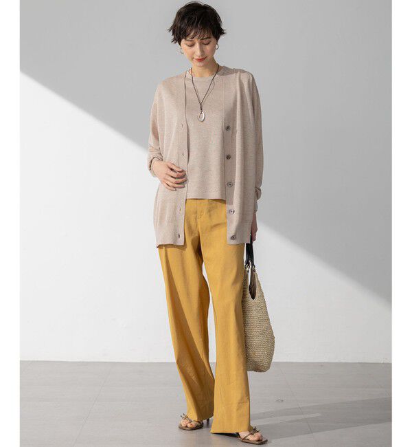 23区「【CanCam10月号掲載/CLASSY.10月号掲載】シャイニーシアー カーディガン」|カーディガン|