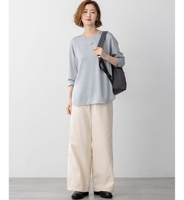 23区「【滝沢眞規子さん着用/洗える】コットン コーデュロイ ワイド パンツ」|その他|